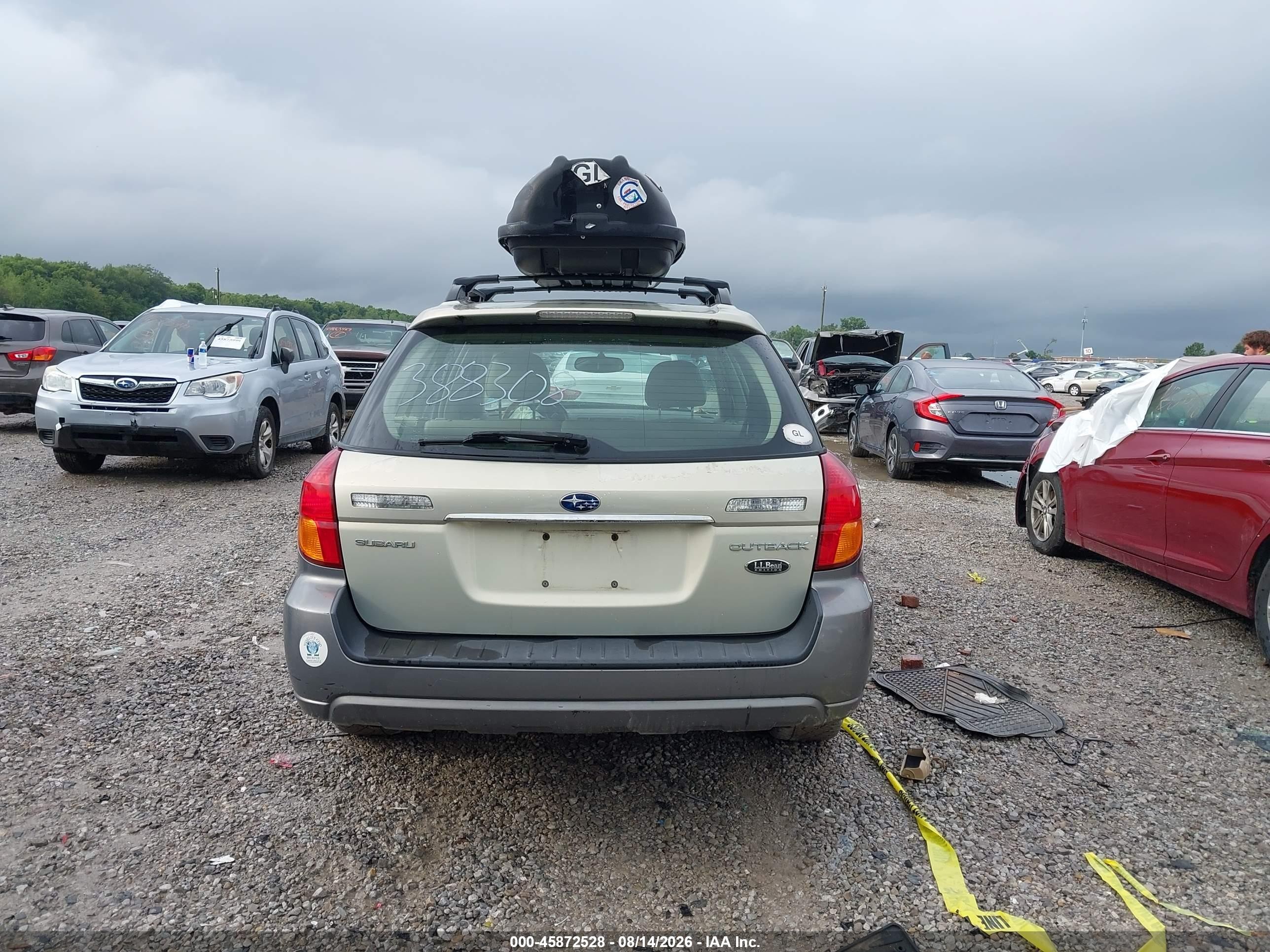 2005 Subaru Outback 3.0r L.l. Bean Edition Gold vin: 4S4BP86C354388308