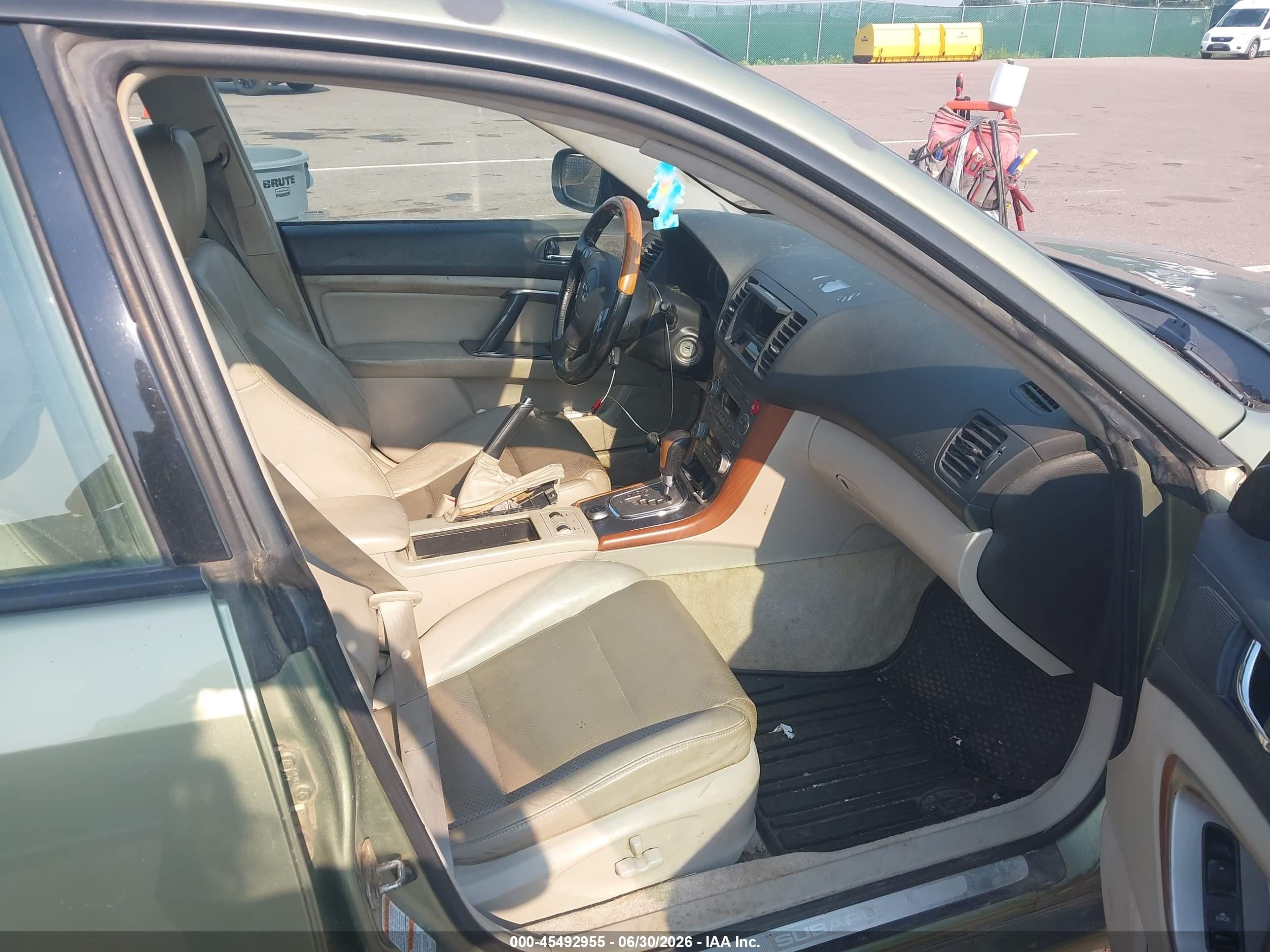 2006 Subaru Outback 3.0r L.l. Bean Edition Зеленый vin: 4S4BP86C364323573
