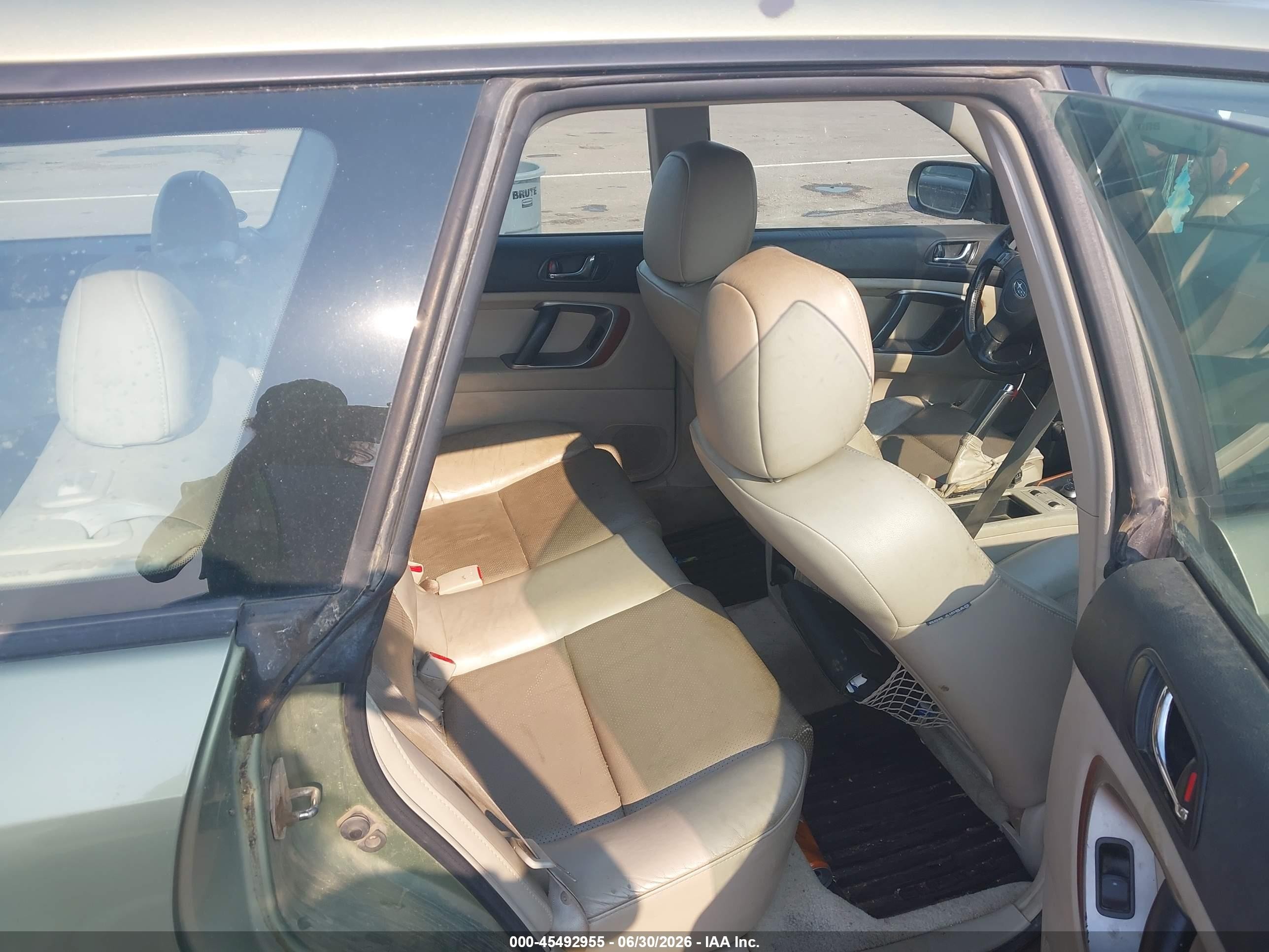 2006 Subaru Outback 3.0r L.l. Bean Edition Зеленый vin: 4S4BP86C364323573