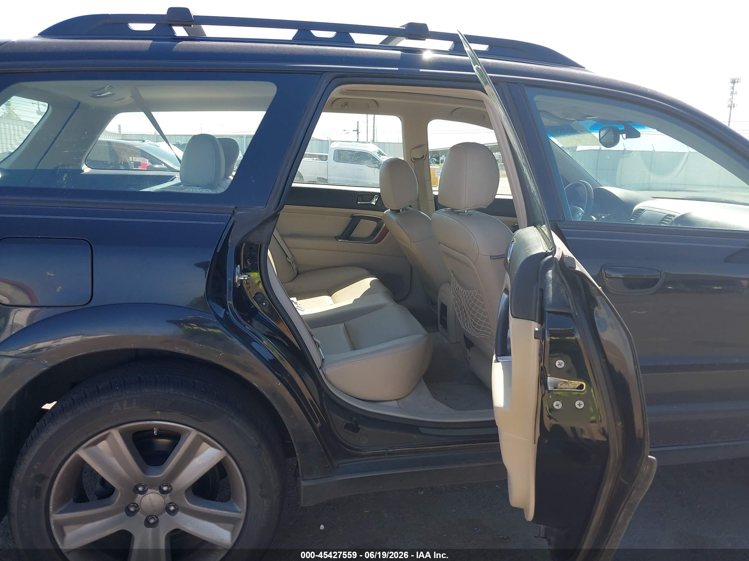2005 Subaru Outback 3.0r L.l. Bean Edition Black vin: 4S4BP86C454317182