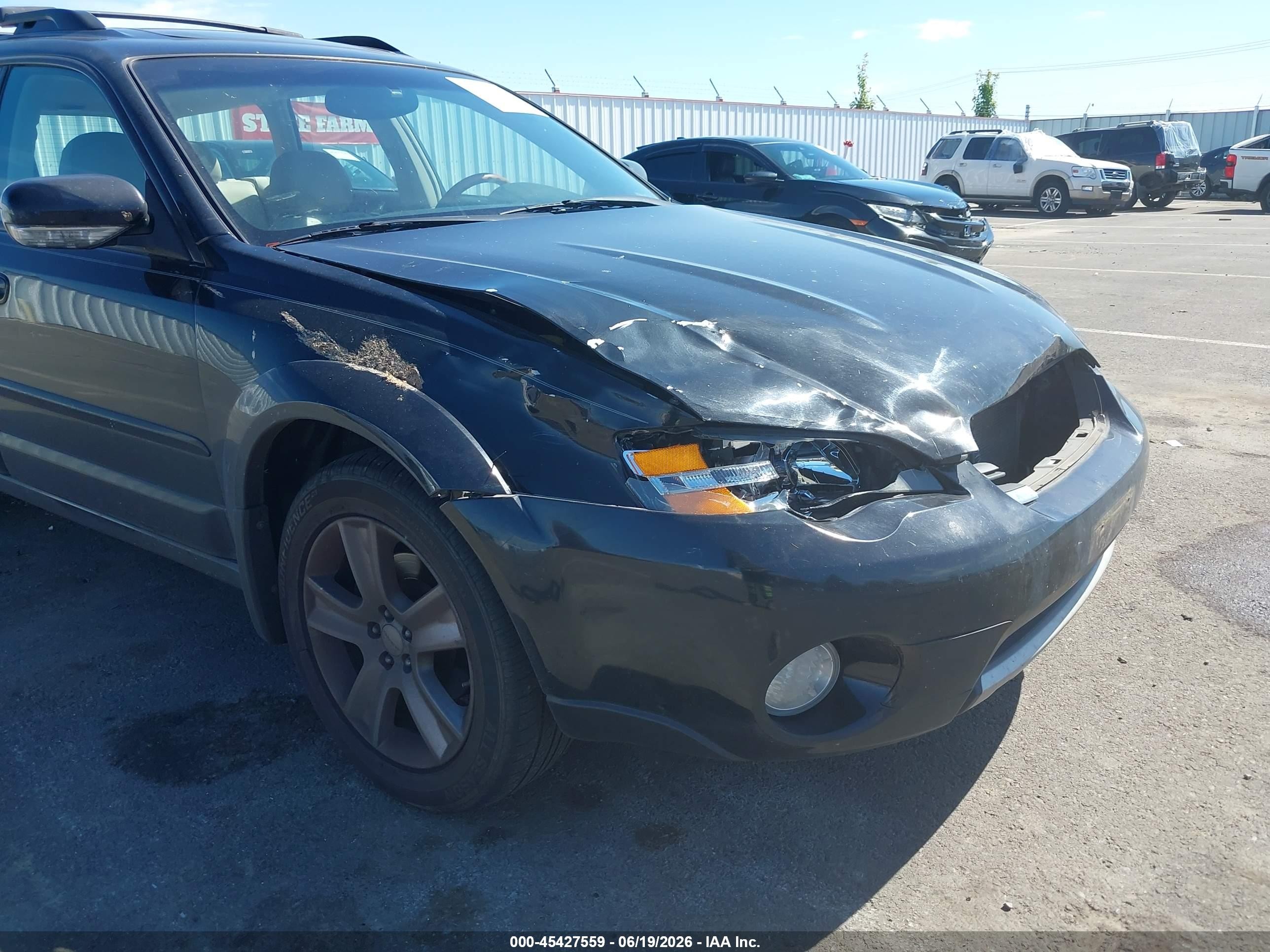 2005 Subaru Outback 3.0r L.l. Bean Edition Black vin: 4S4BP86C454317182
