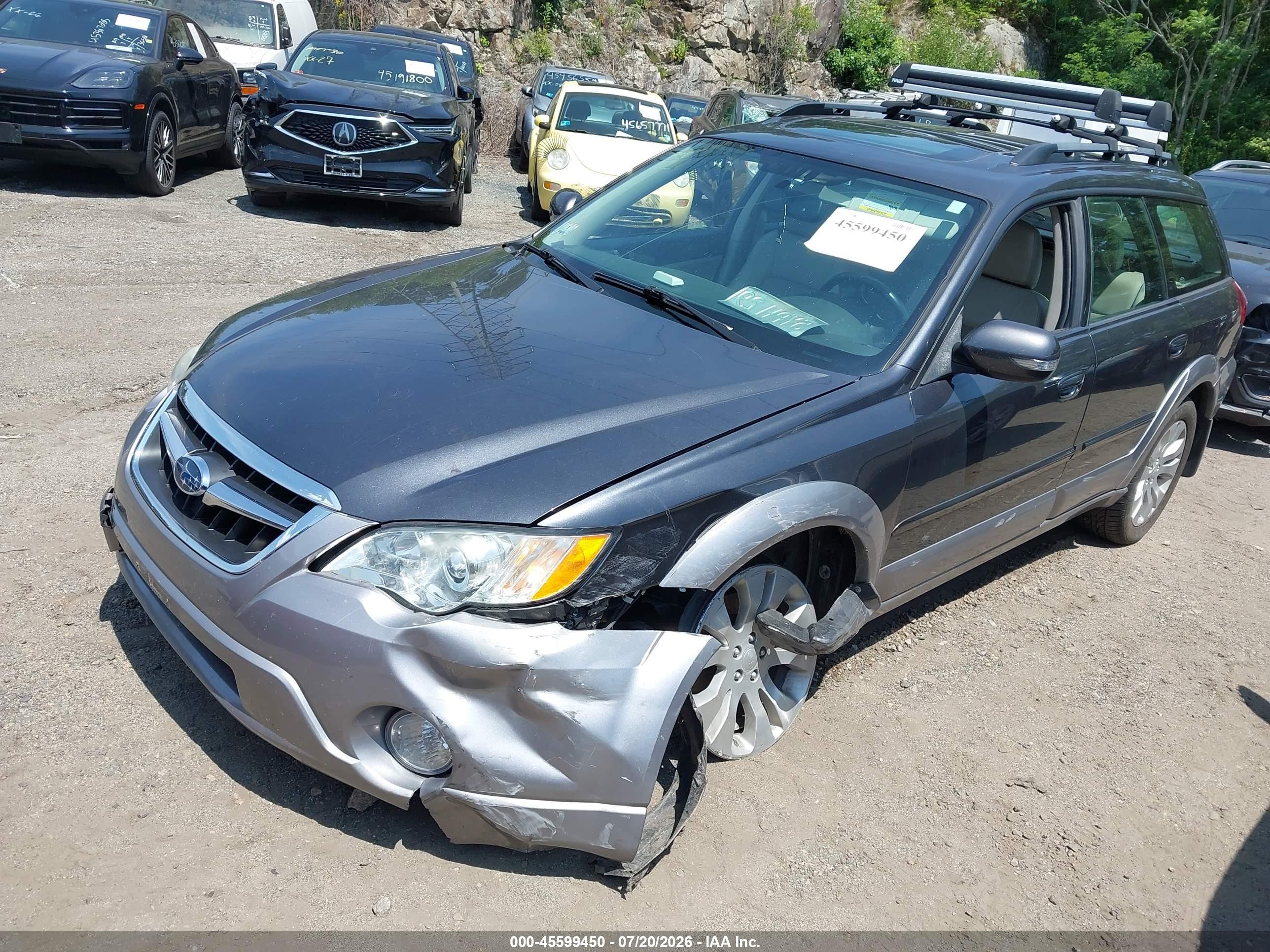 2008 Subaru Outback (natl) 3.0r Ll Bean/3.0r Ll Bean W/nav Gray vin: 4S4BP86C584328289