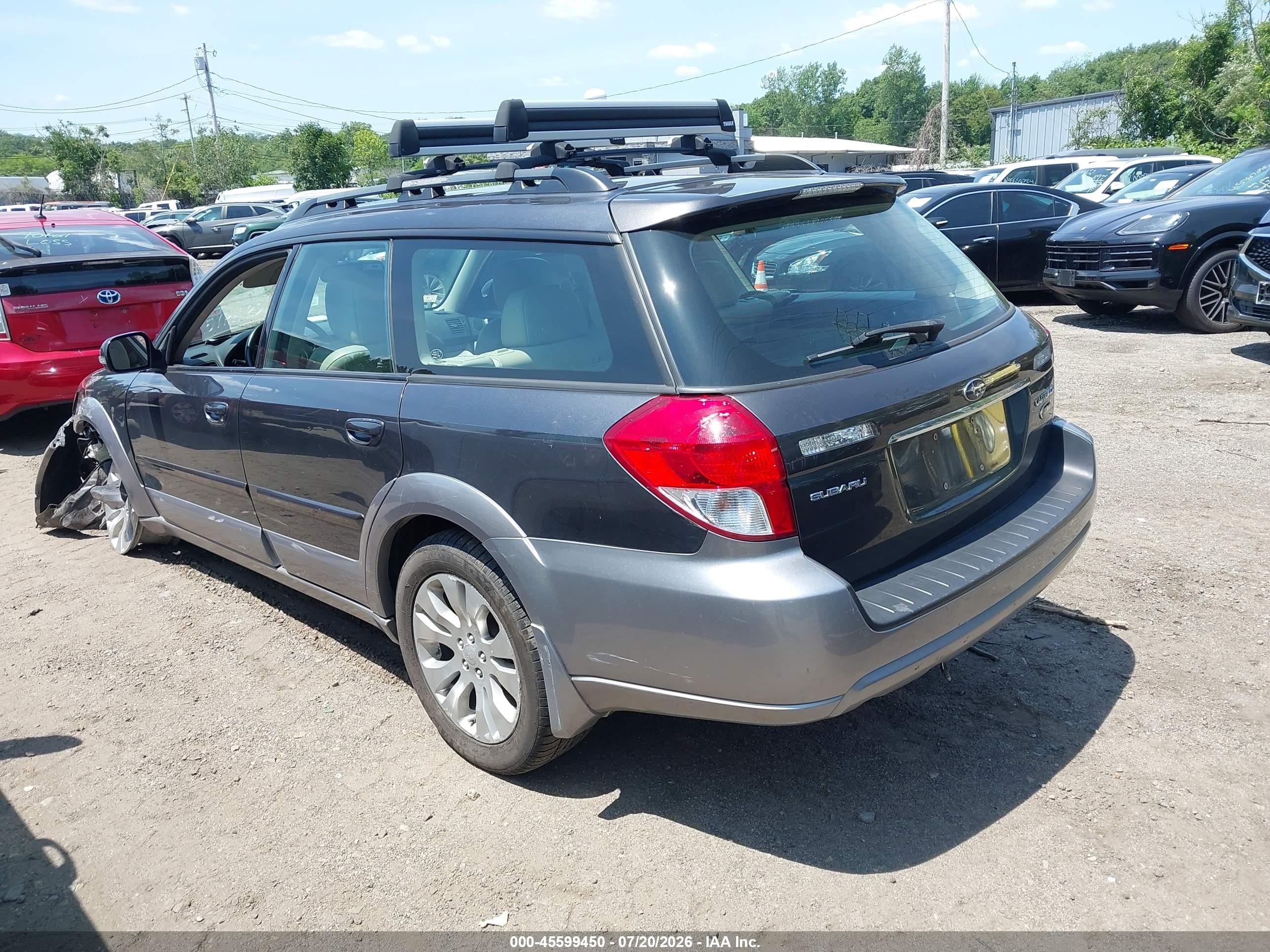 2008 Subaru Outback (natl) 3.0r Ll Bean/3.0r Ll Bean W/nav Gray vin: 4S4BP86C584328289