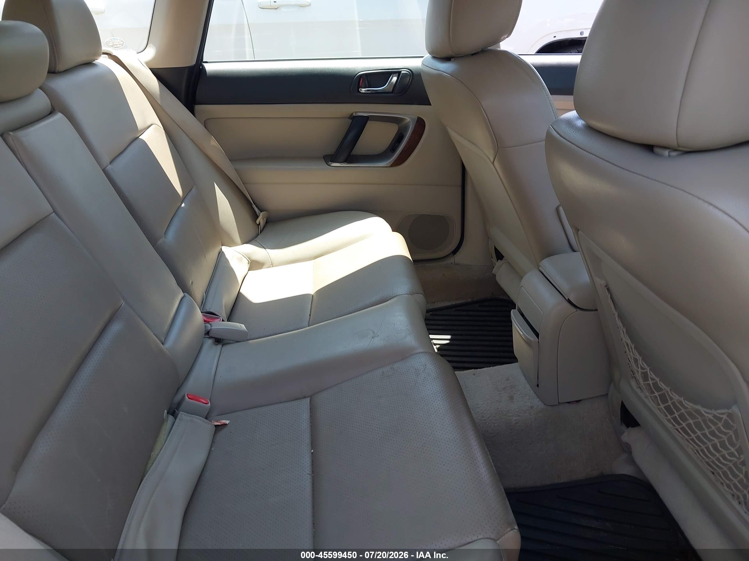 2008 Subaru Outback (natl) 3.0r Ll Bean/3.0r Ll Bean W/nav Gray vin: 4S4BP86C584328289