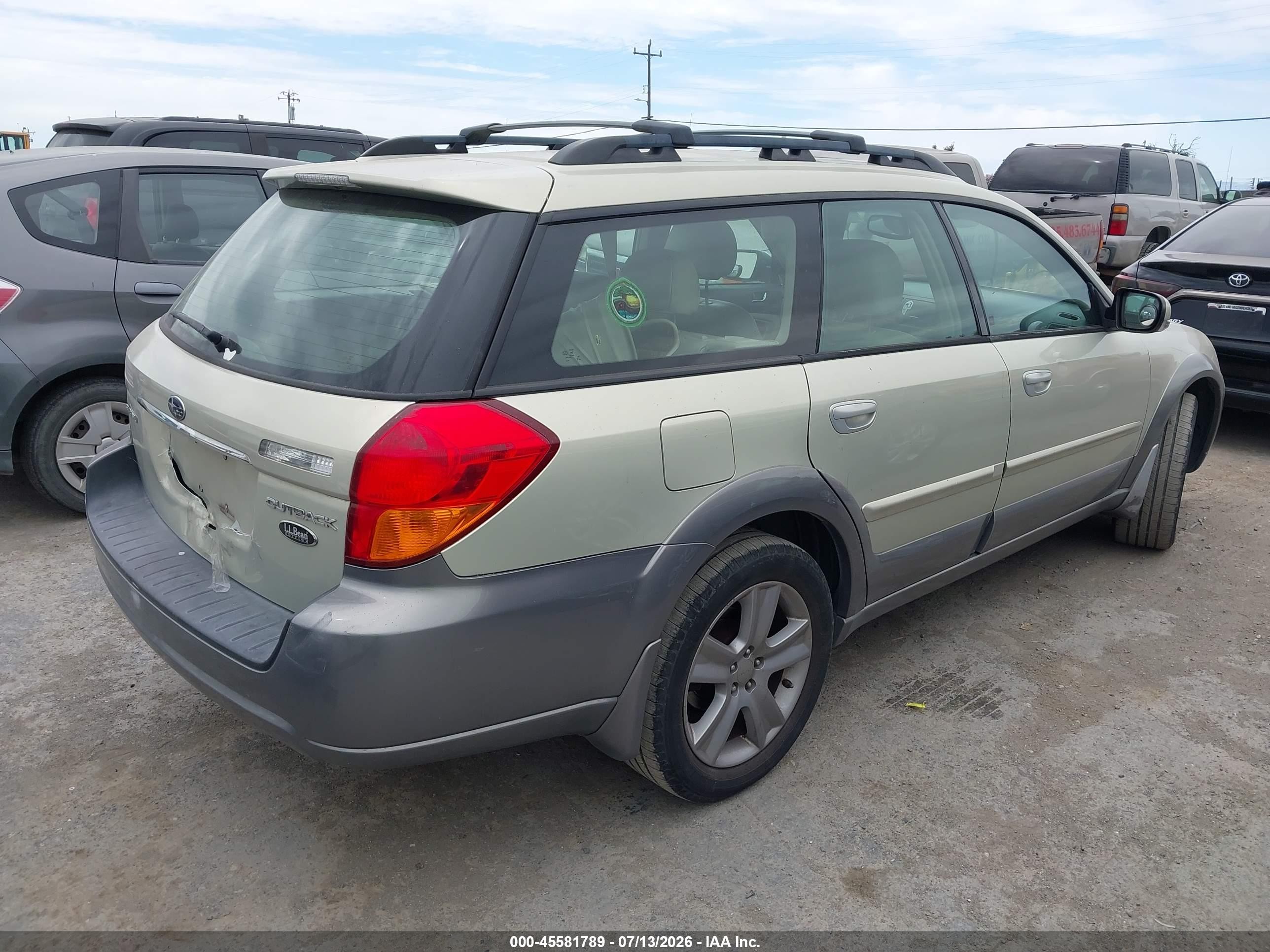 2005 Subaru Outback 3.0r L.l. Bean Edition Gray vin: 4S4BP86C654364763