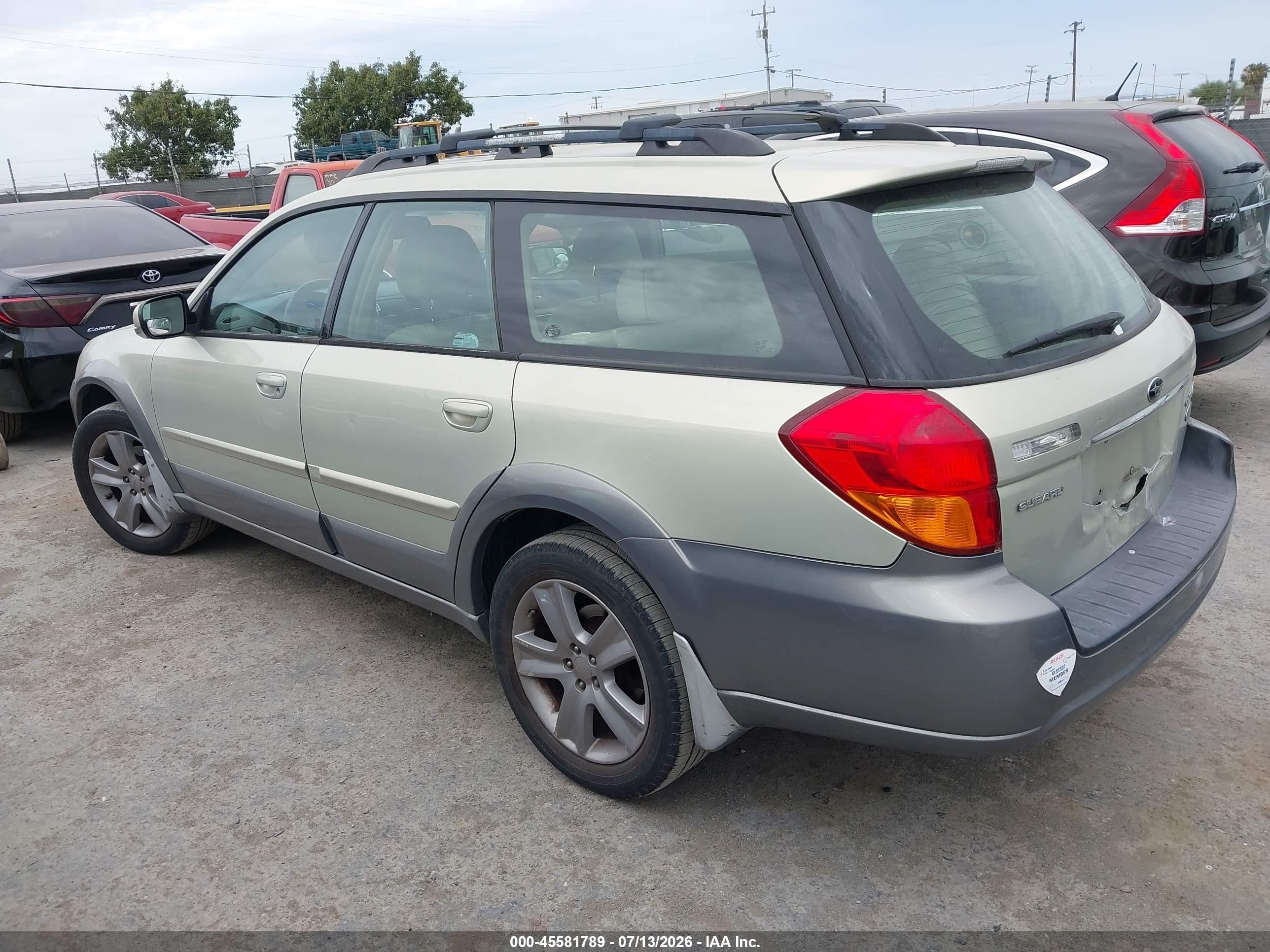 2005 Subaru Outback 3.0r L.l. Bean Edition Gray vin: 4S4BP86C654364763