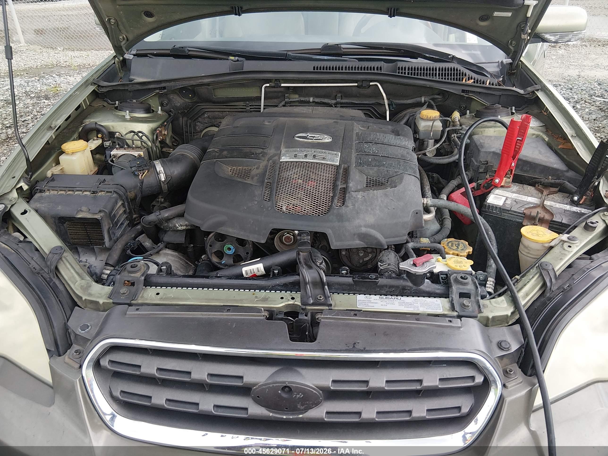2006 Subaru Outback 3.0r L.l. Bean Edition Green vin: 4S4BP86C664306654