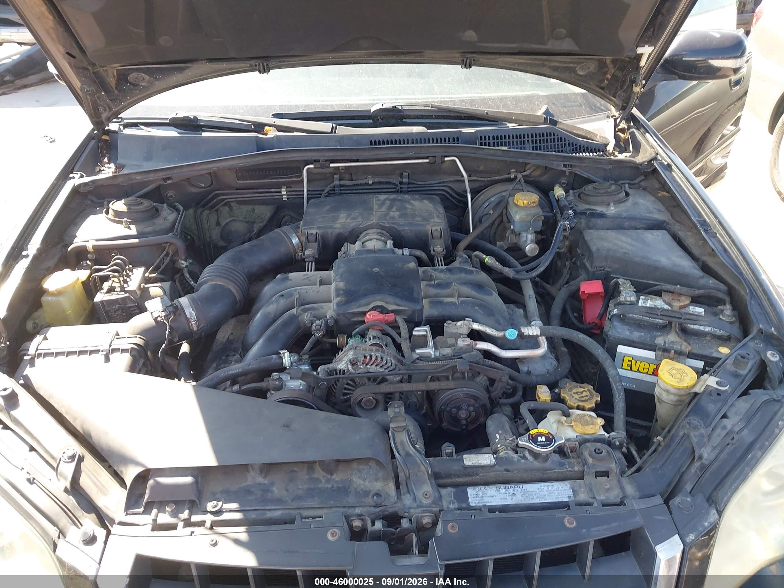 2008 Subaru Outback 3.0r L.l. Bean Edition Black vin: 4S4BP86C684355341