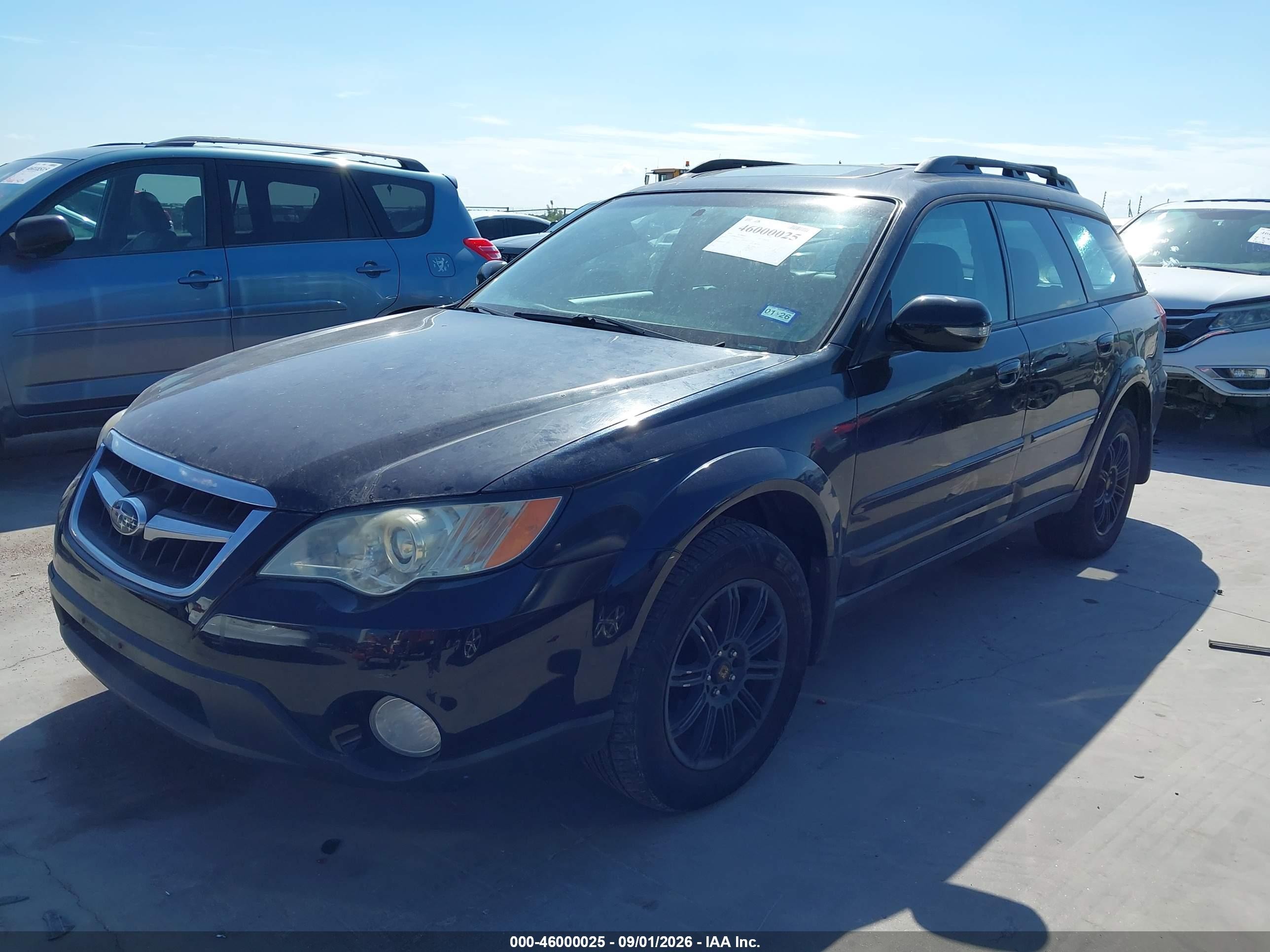 2008 Subaru Outback 3.0r L.l. Bean Edition Black vin: 4S4BP86C684355341