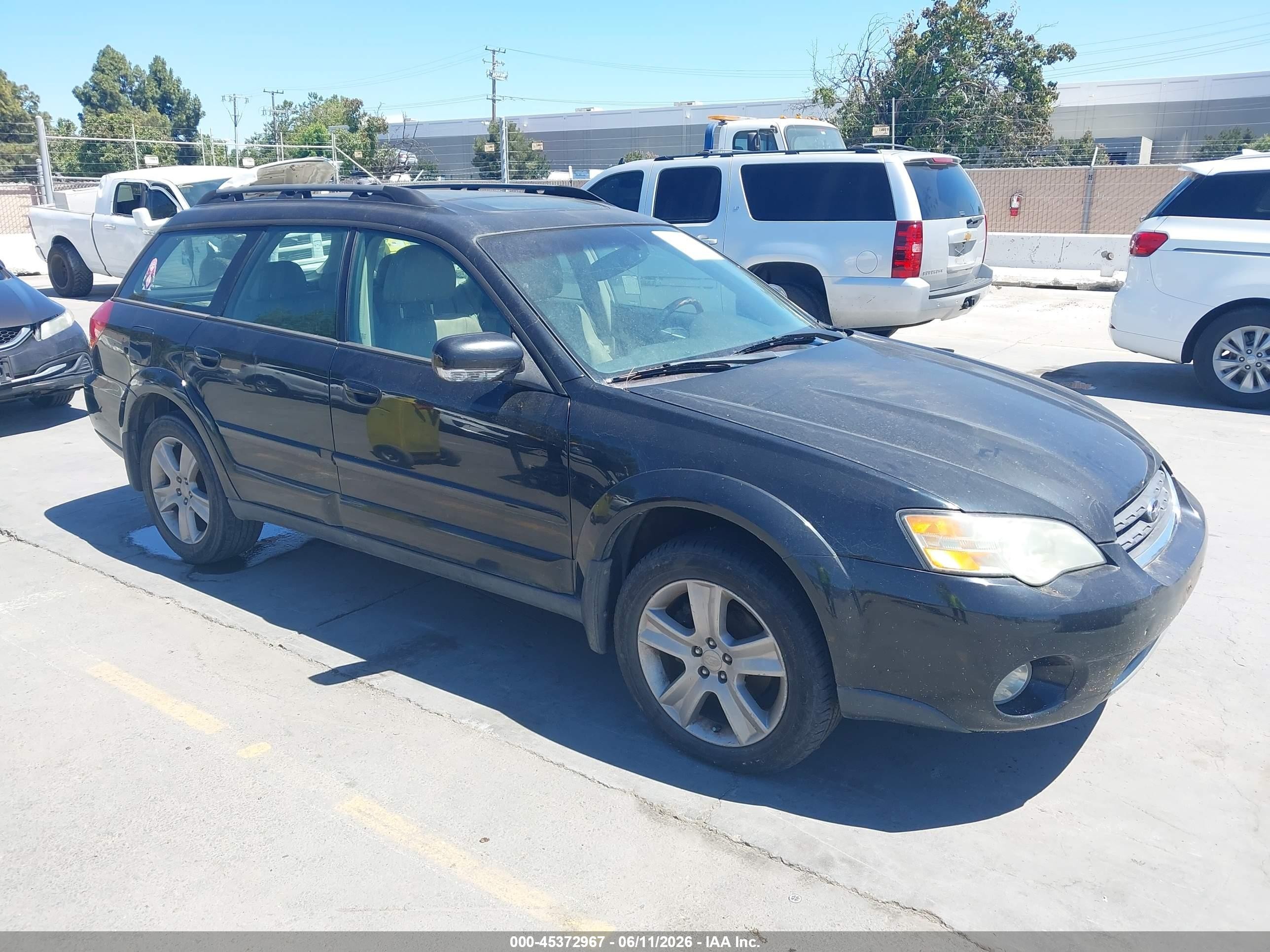 2006 Subaru Outback 3.0r L.l. Bean Edition Black vin: 4S4BP86C764322734