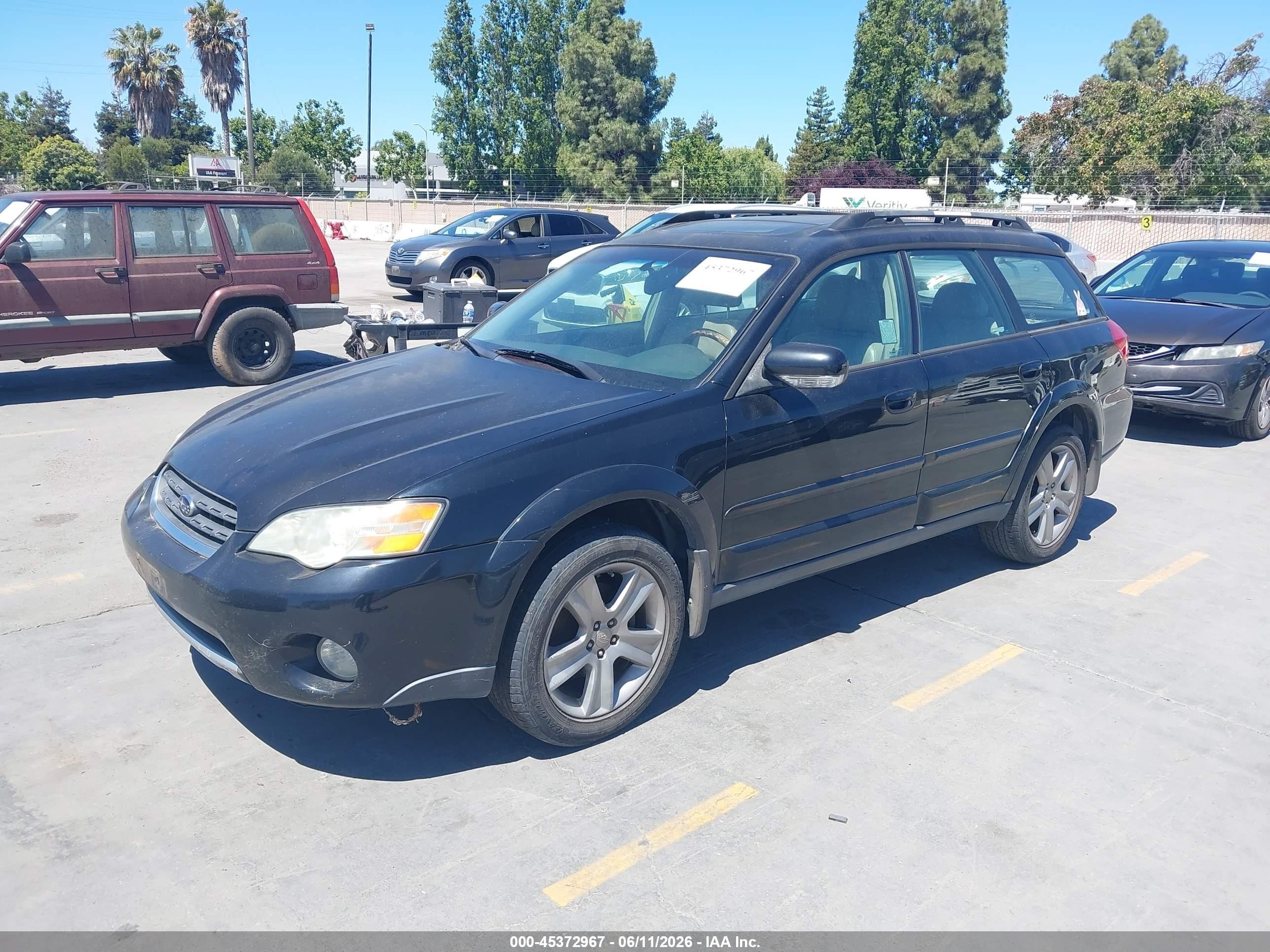 2006 Subaru Outback 3.0r L.l. Bean Edition Black vin: 4S4BP86C764322734