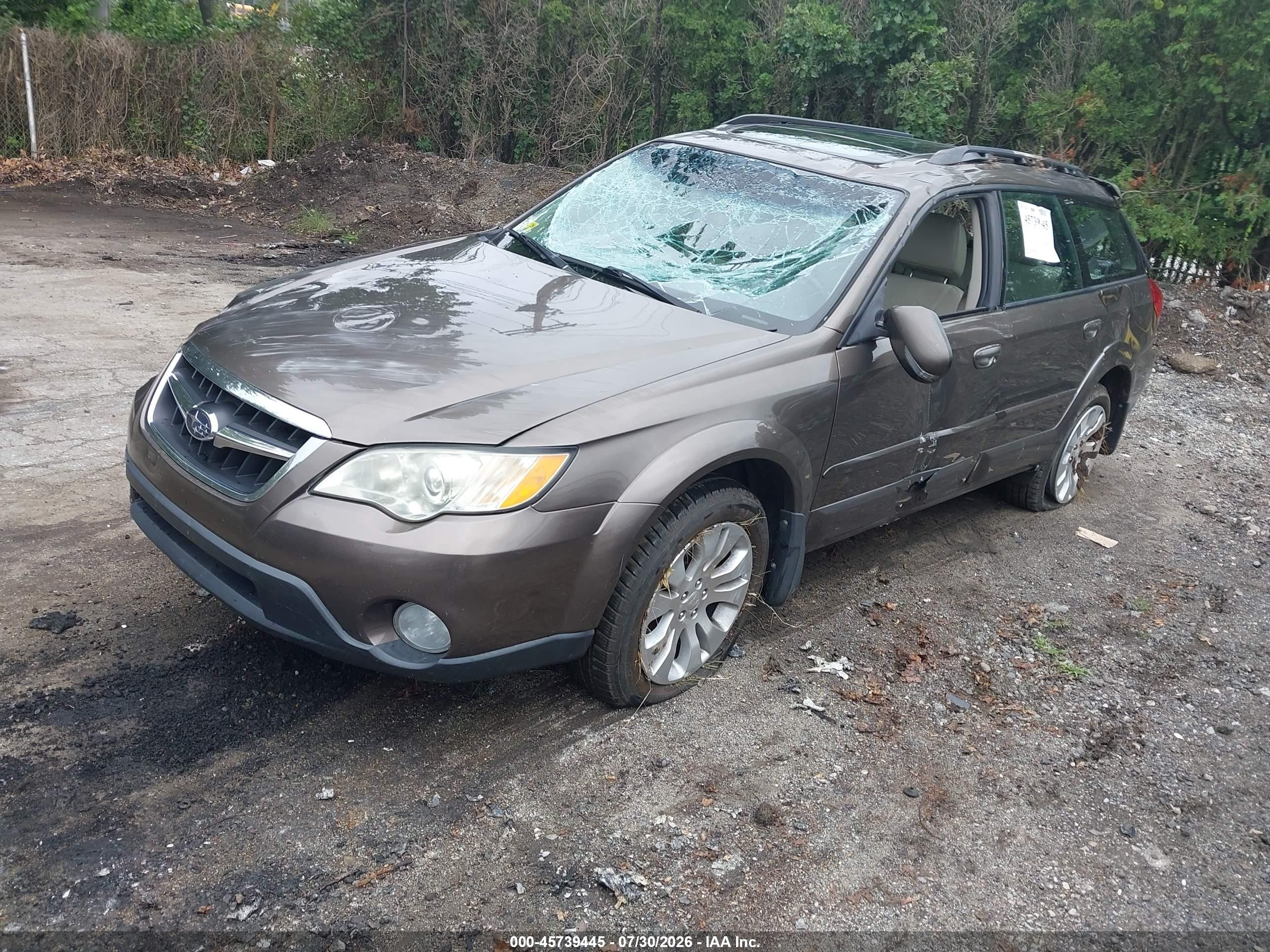 2008 Subaru Outback 3.0r L.l. Bean Edition Brown vin: 4S4BP86C784333624