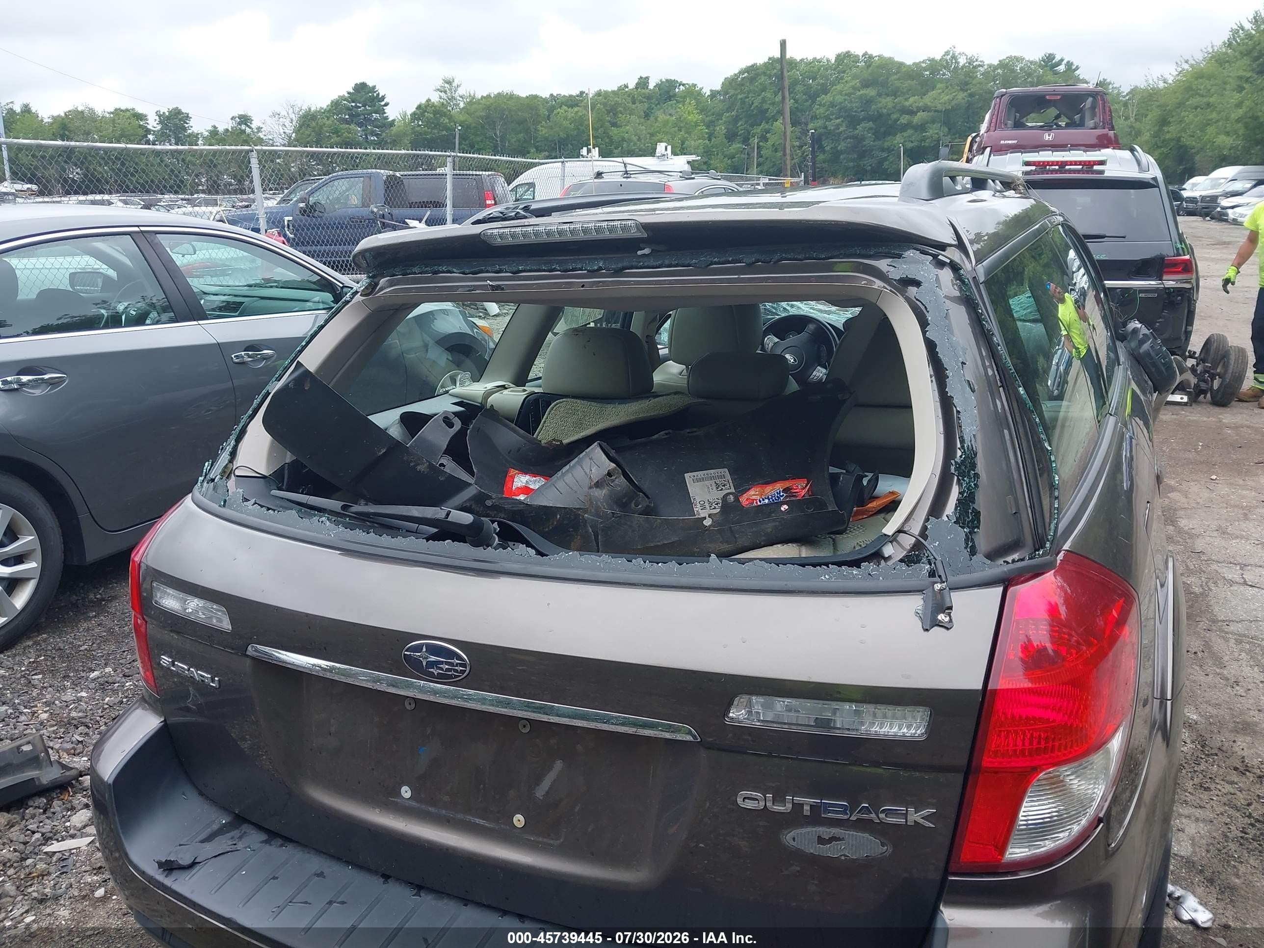 2008 Subaru Outback 3.0r L.l. Bean Edition Brown vin: 4S4BP86C784333624
