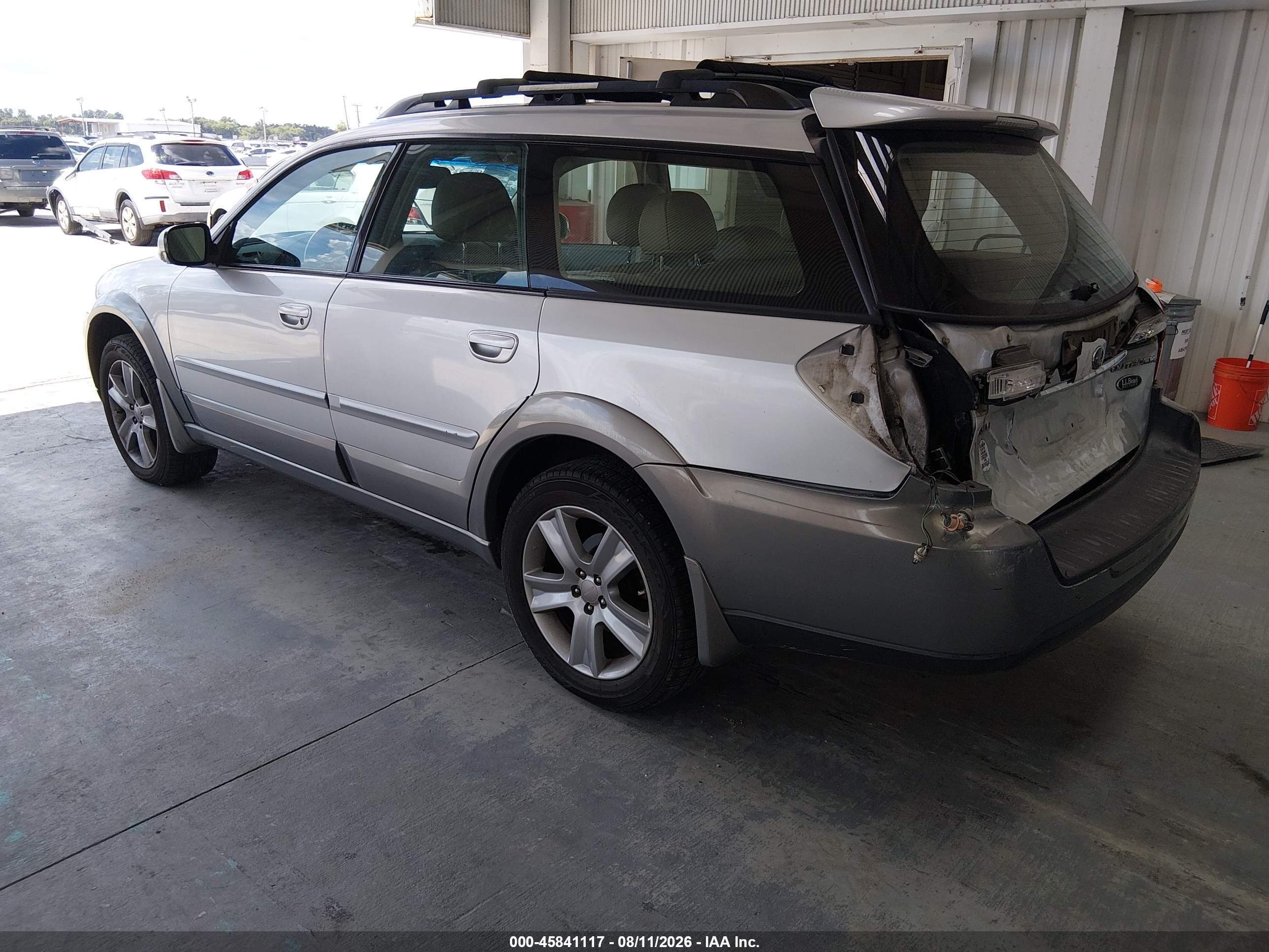 2005 Subaru Outback 3.0r L.l. Bean Edition Silver vin: 4S4BP86C954323690