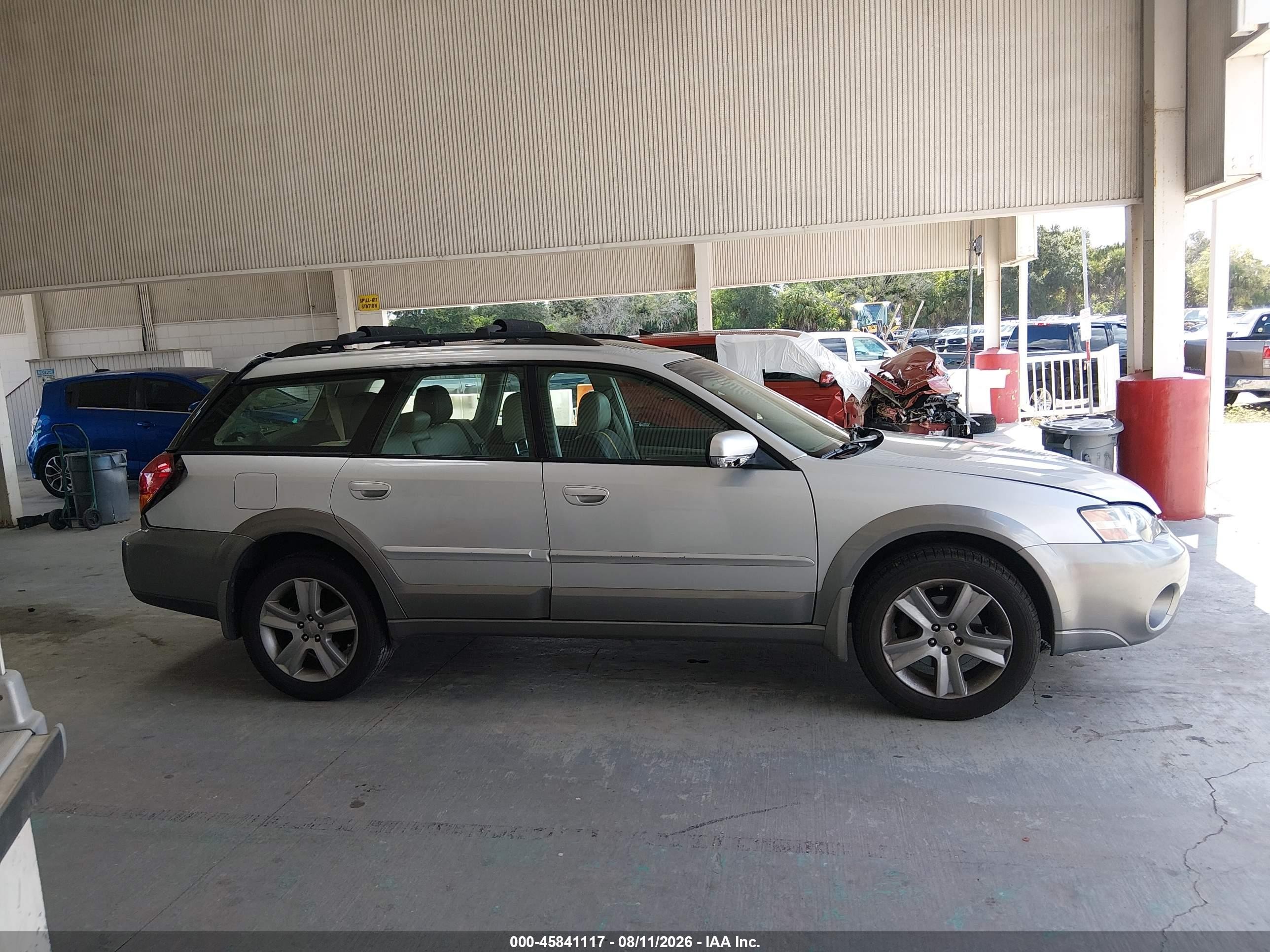 2005 Subaru Outback 3.0r L.l. Bean Edition Silver vin: 4S4BP86C954323690