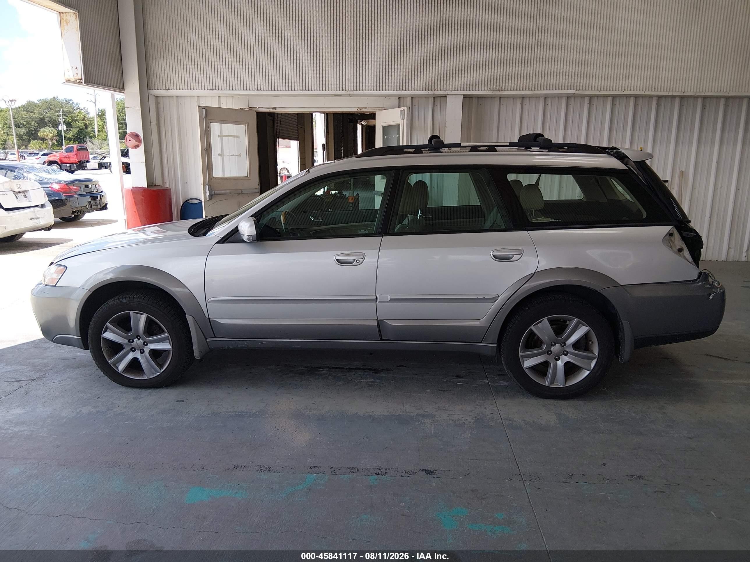 2005 Subaru Outback 3.0r L.l. Bean Edition Silver vin: 4S4BP86C954323690