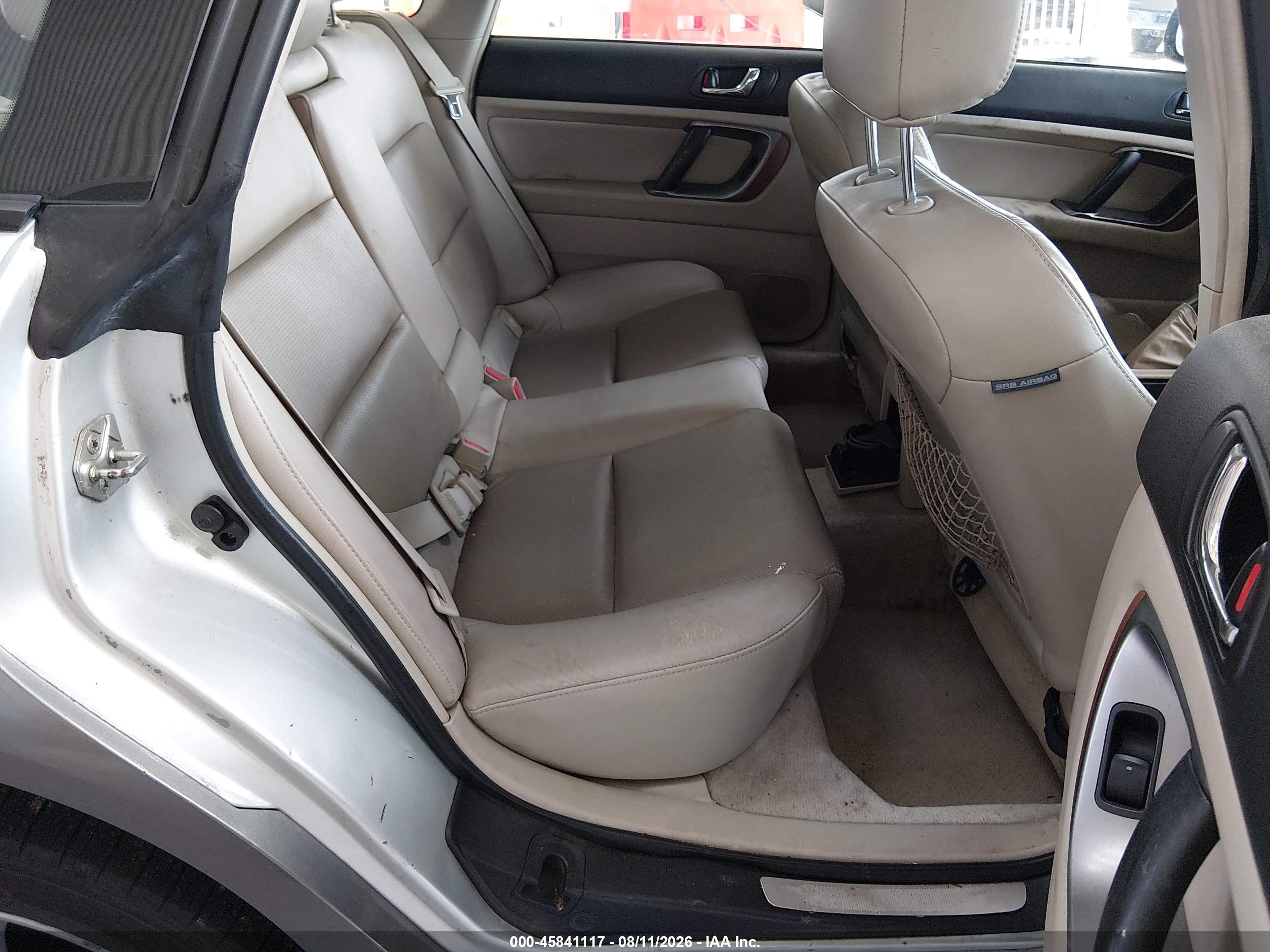 2005 Subaru Outback 3.0r L.l. Bean Edition Silver vin: 4S4BP86C954323690