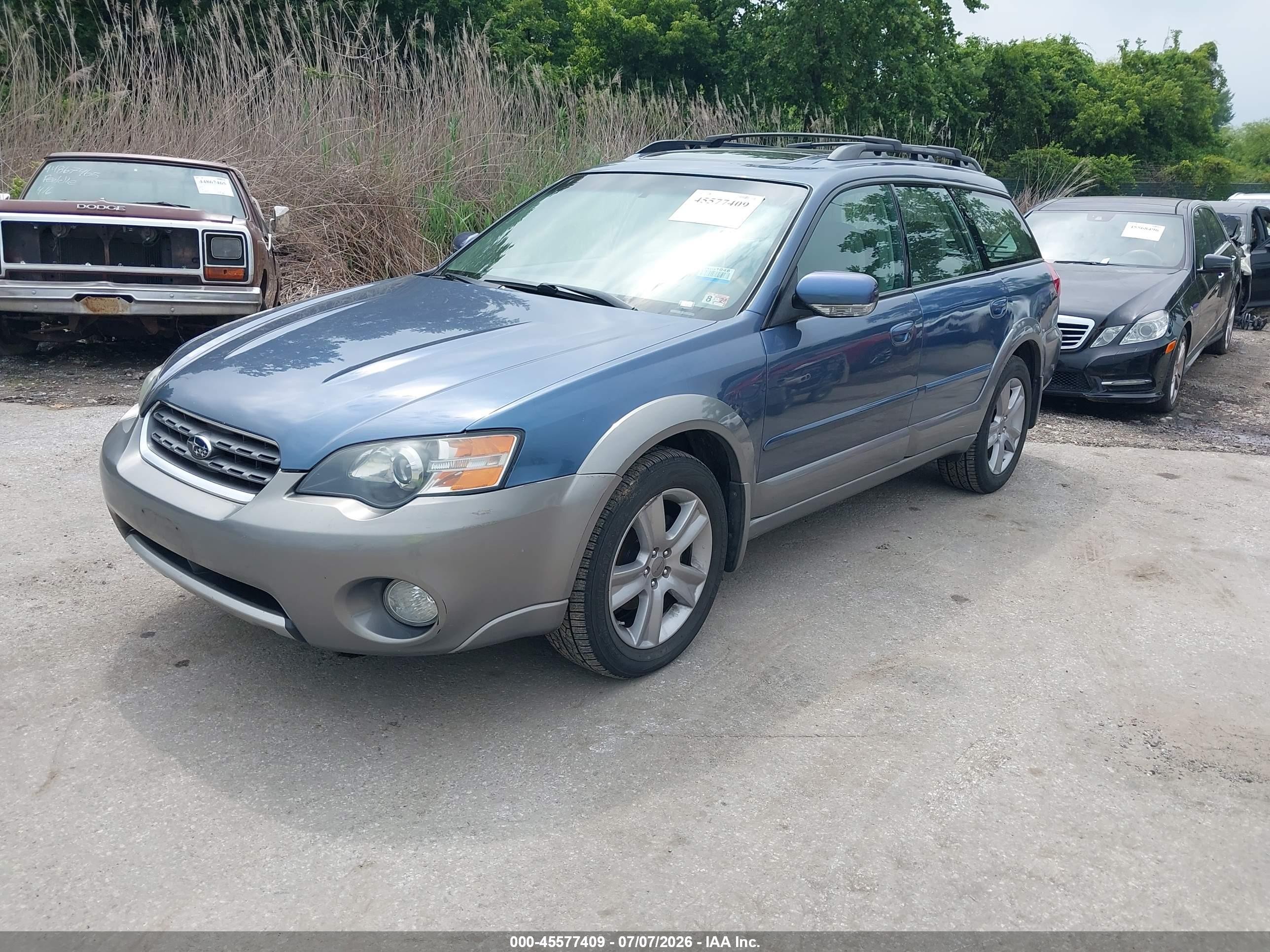 2005 Subaru Outback 3.0r L.l. Bean Edition Синий vin: 4S4BP86C954333328