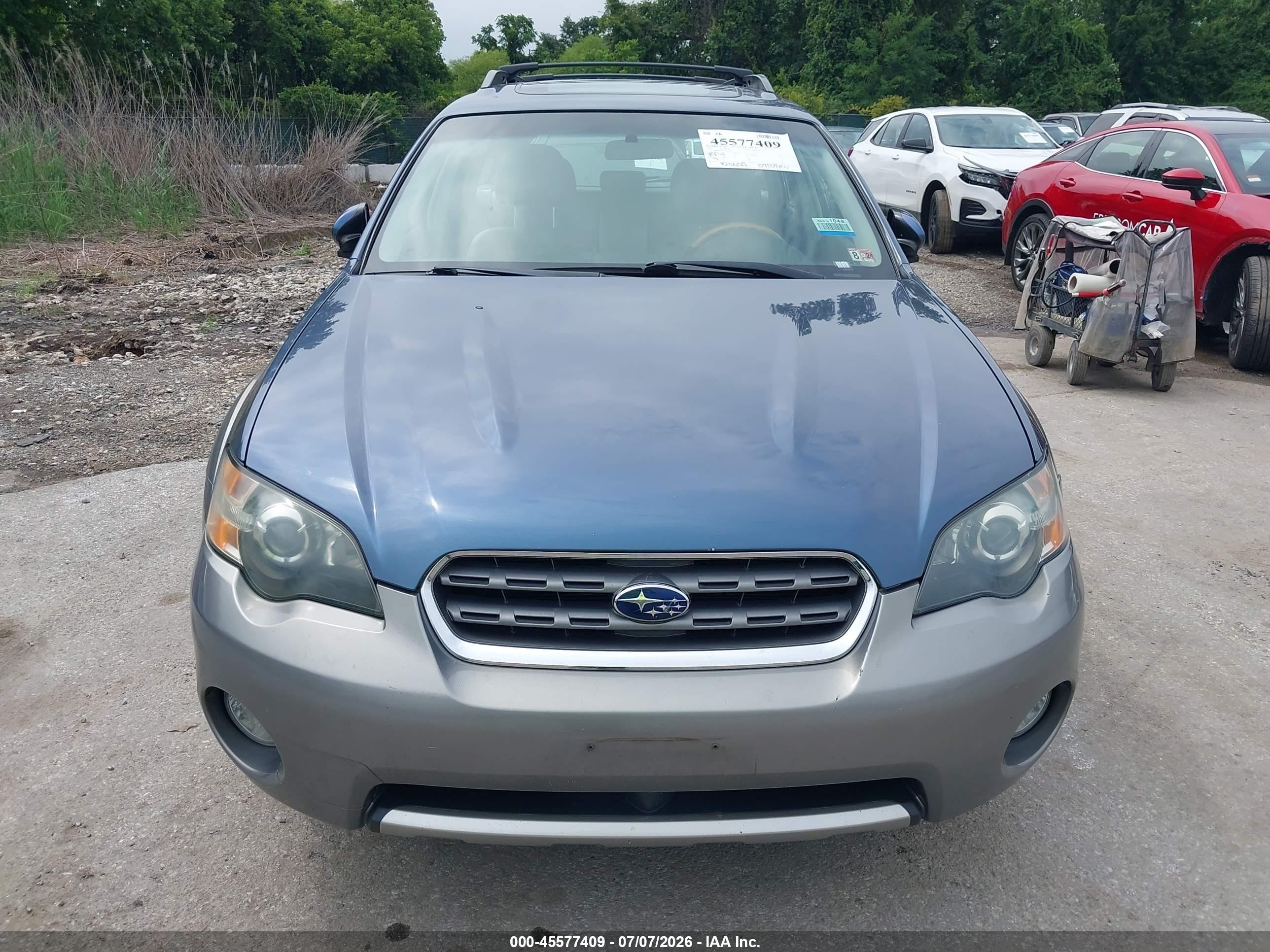 2005 Subaru Outback 3.0r L.l. Bean Edition Синий vin: 4S4BP86C954333328
