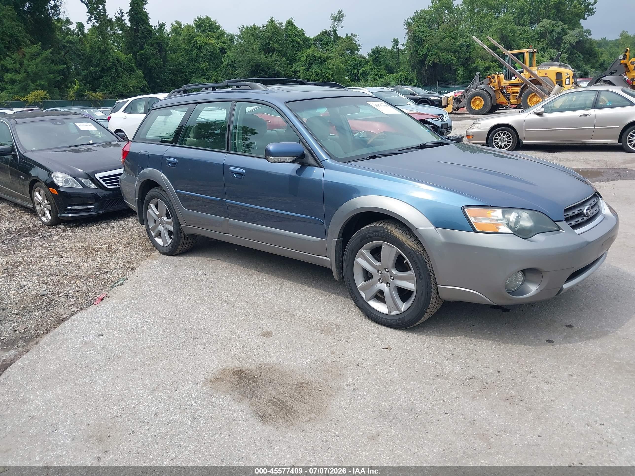 2005 Subaru Outback 3.0r L.l. Bean Edition Blue vin: 4S4BP86C954333328