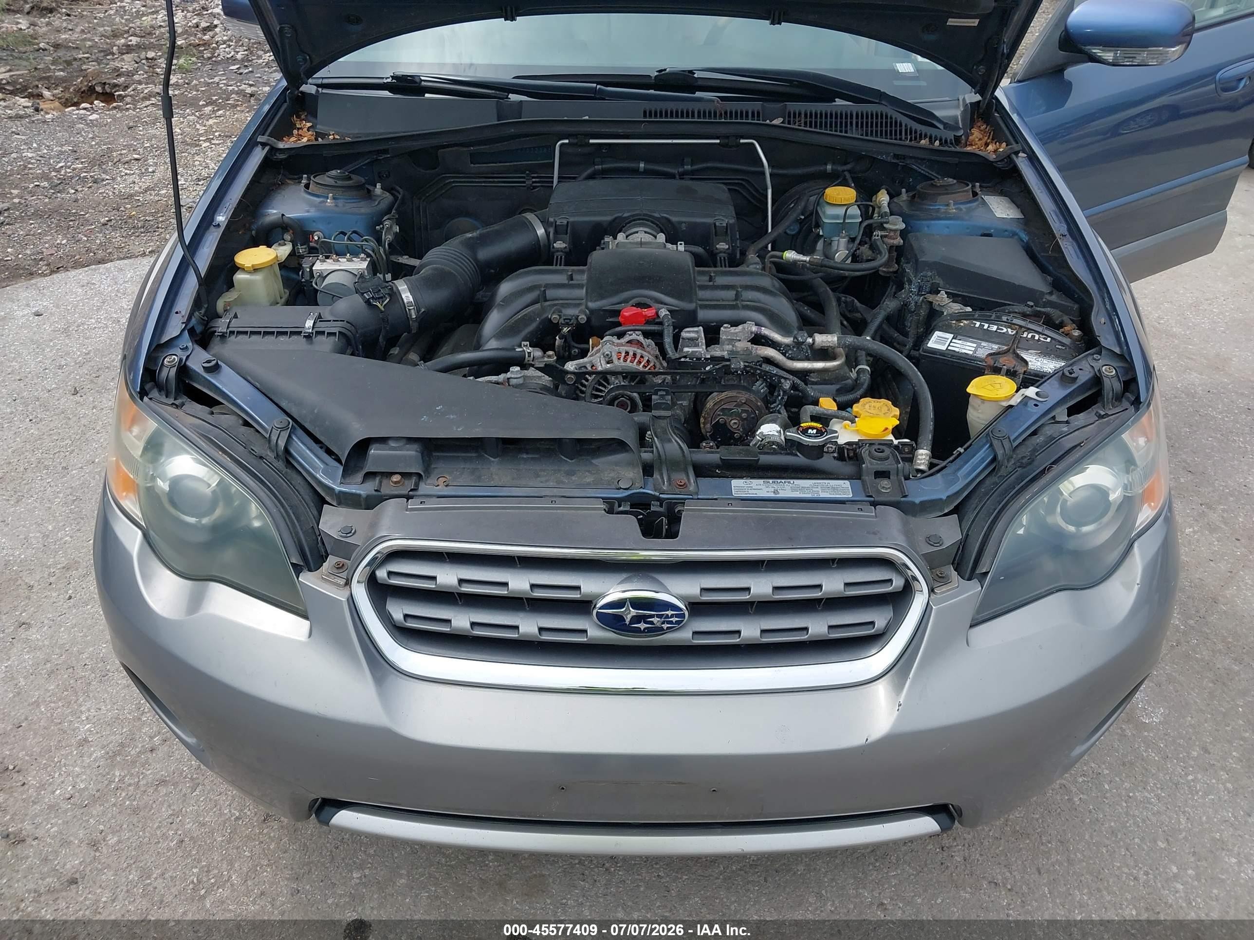 2005 Subaru Outback 3.0r L.l. Bean Edition Синий vin: 4S4BP86C954333328