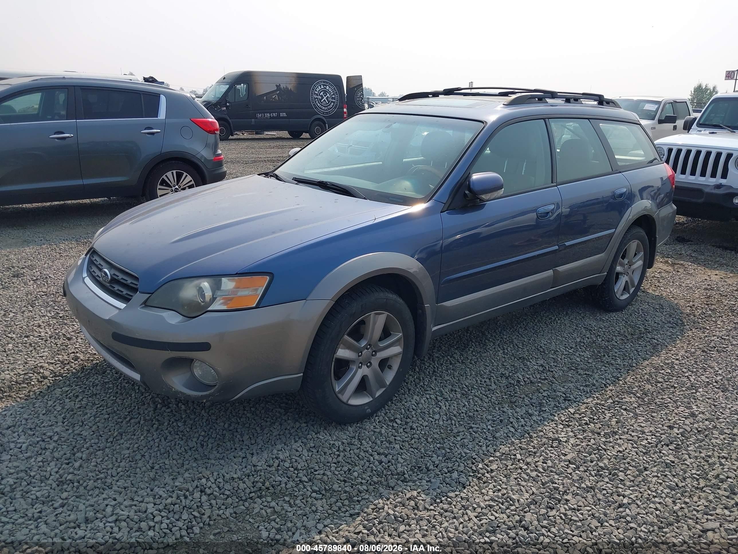 2005 Subaru Outback 3.0r L.l. Bean Edition Синий vin: 4S4BP86C954362537