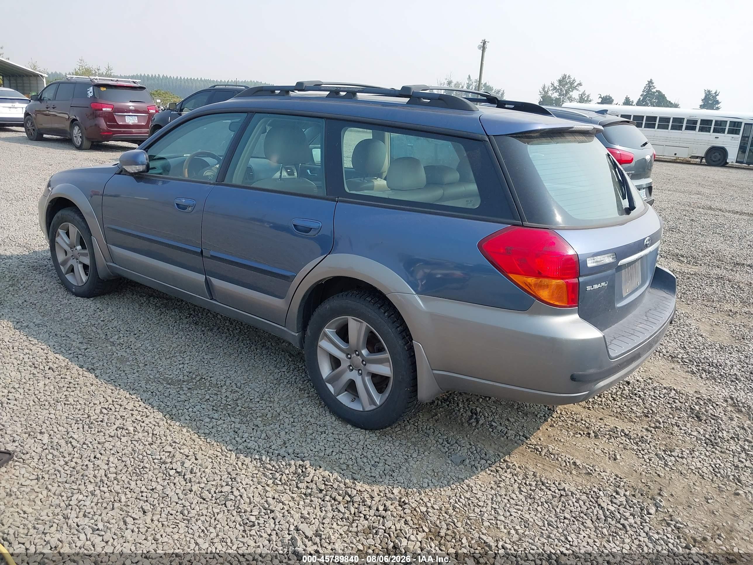2005 Subaru Outback 3.0r L.l. Bean Edition Синий vin: 4S4BP86C954362537