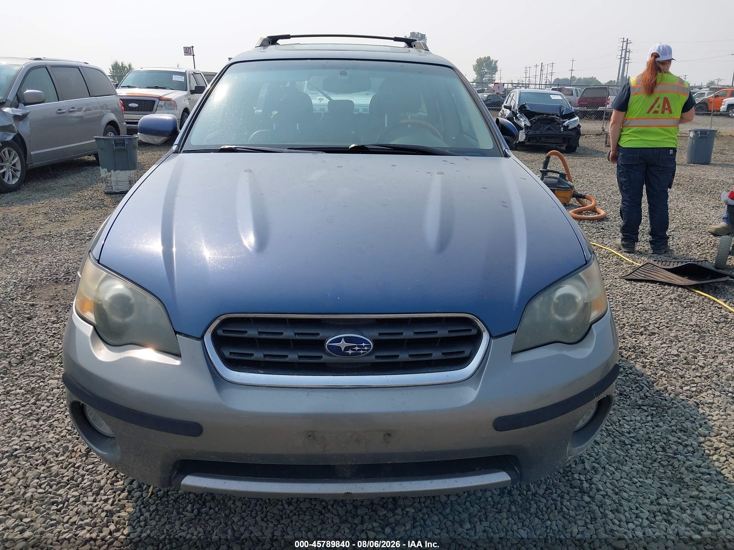 2005 Subaru Outback 3.0r L.l. Bean Edition Синий vin: 4S4BP86C954362537