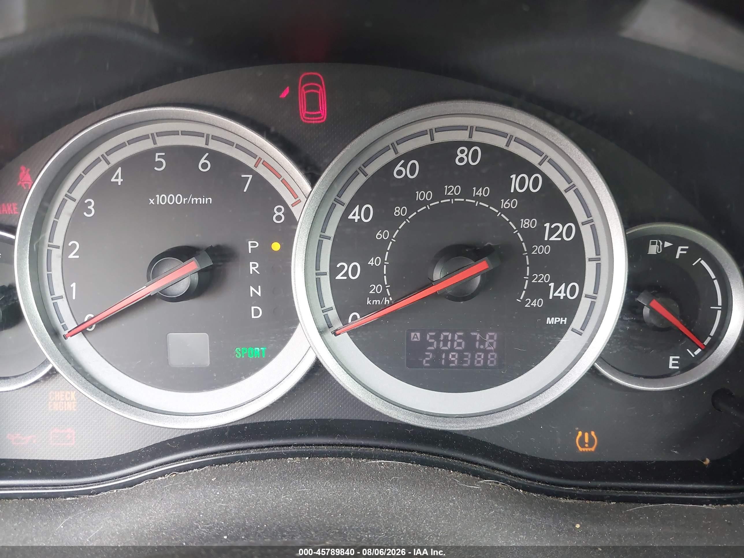 2005 Subaru Outback 3.0r L.l. Bean Edition Синий vin: 4S4BP86C954362537