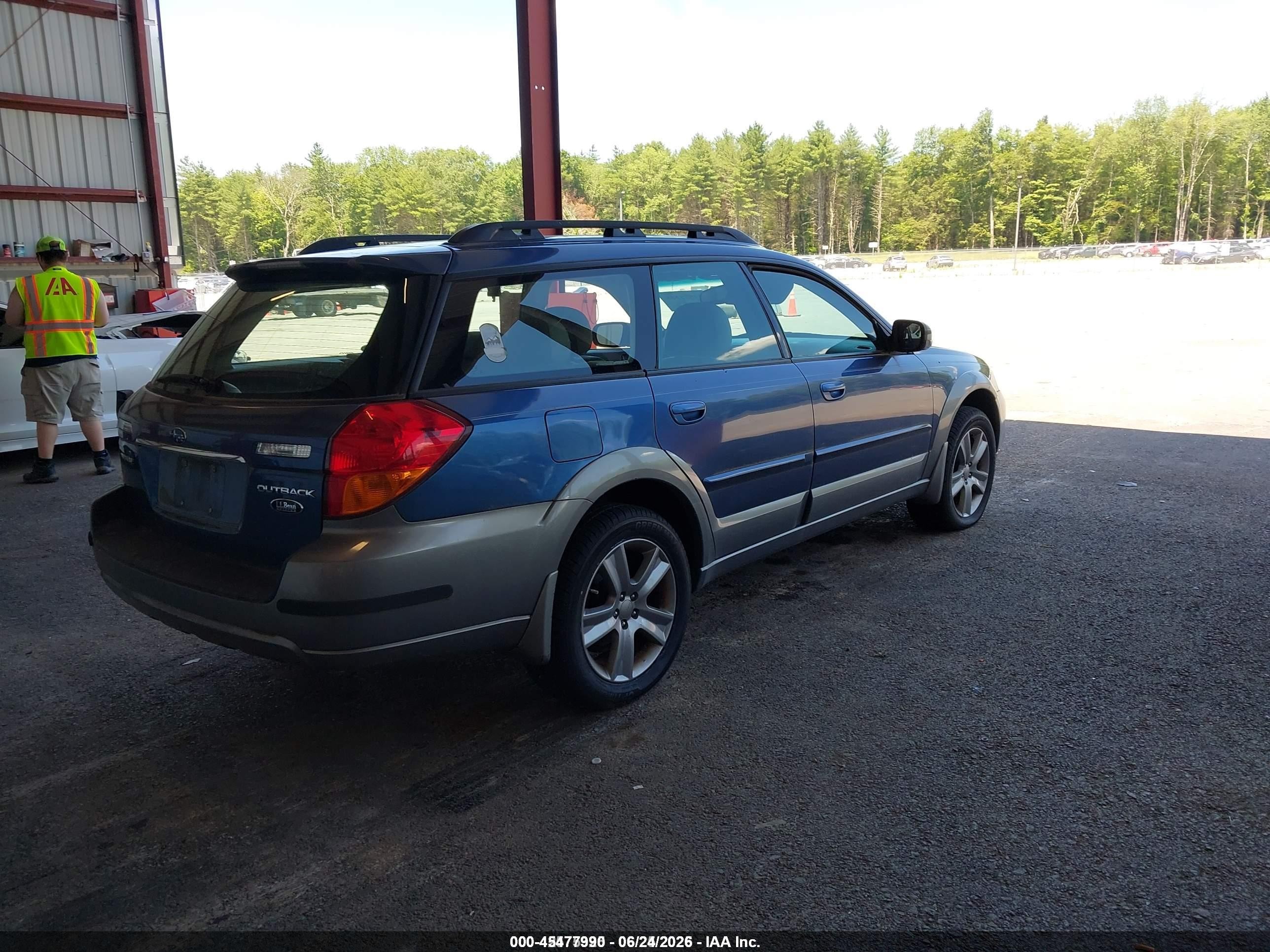 2005 Subaru Outback 3.0r L.l. Bean Edition Blue vin: 4S4BP86CX54329501