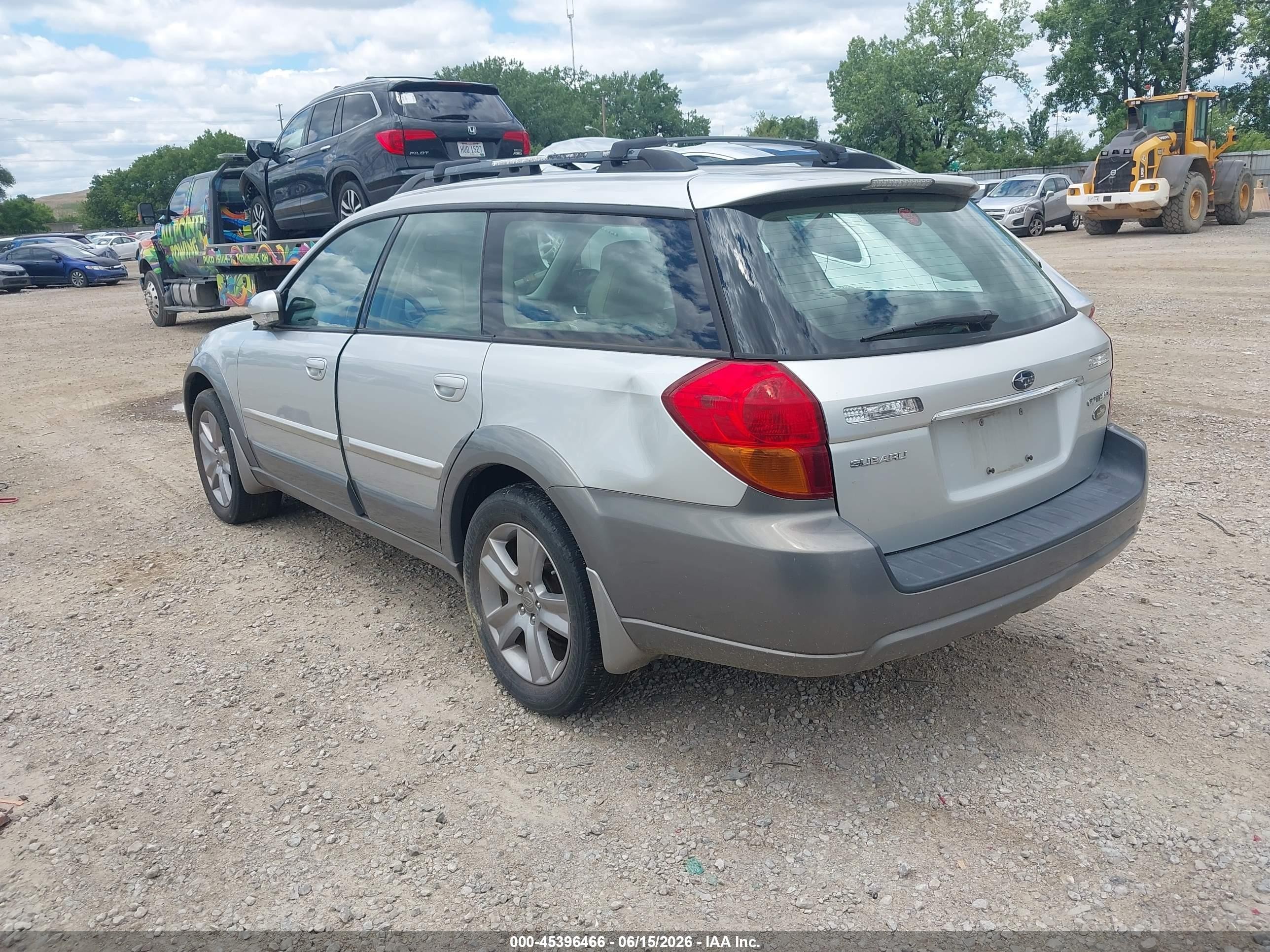2007 Subaru Outback 3.0r L.l. Bean Edition Silver vin: 4S4BP86CX74306352