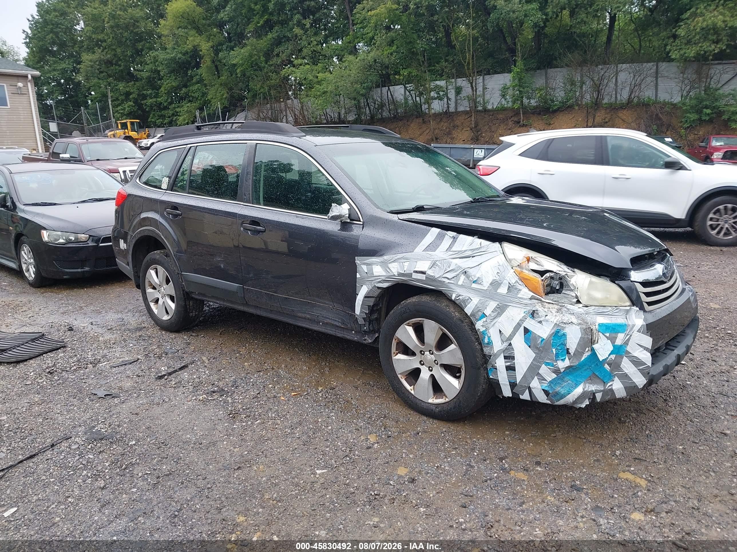 2012 Subaru Outback 2.5i Gray vin: 4S4BRBAC0C3278043