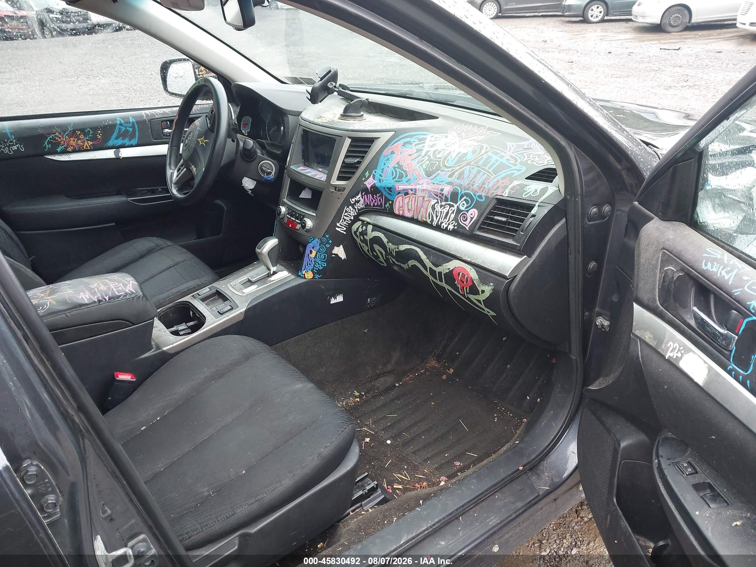 2012 Subaru Outback 2.5i Gray vin: 4S4BRBAC0C3278043