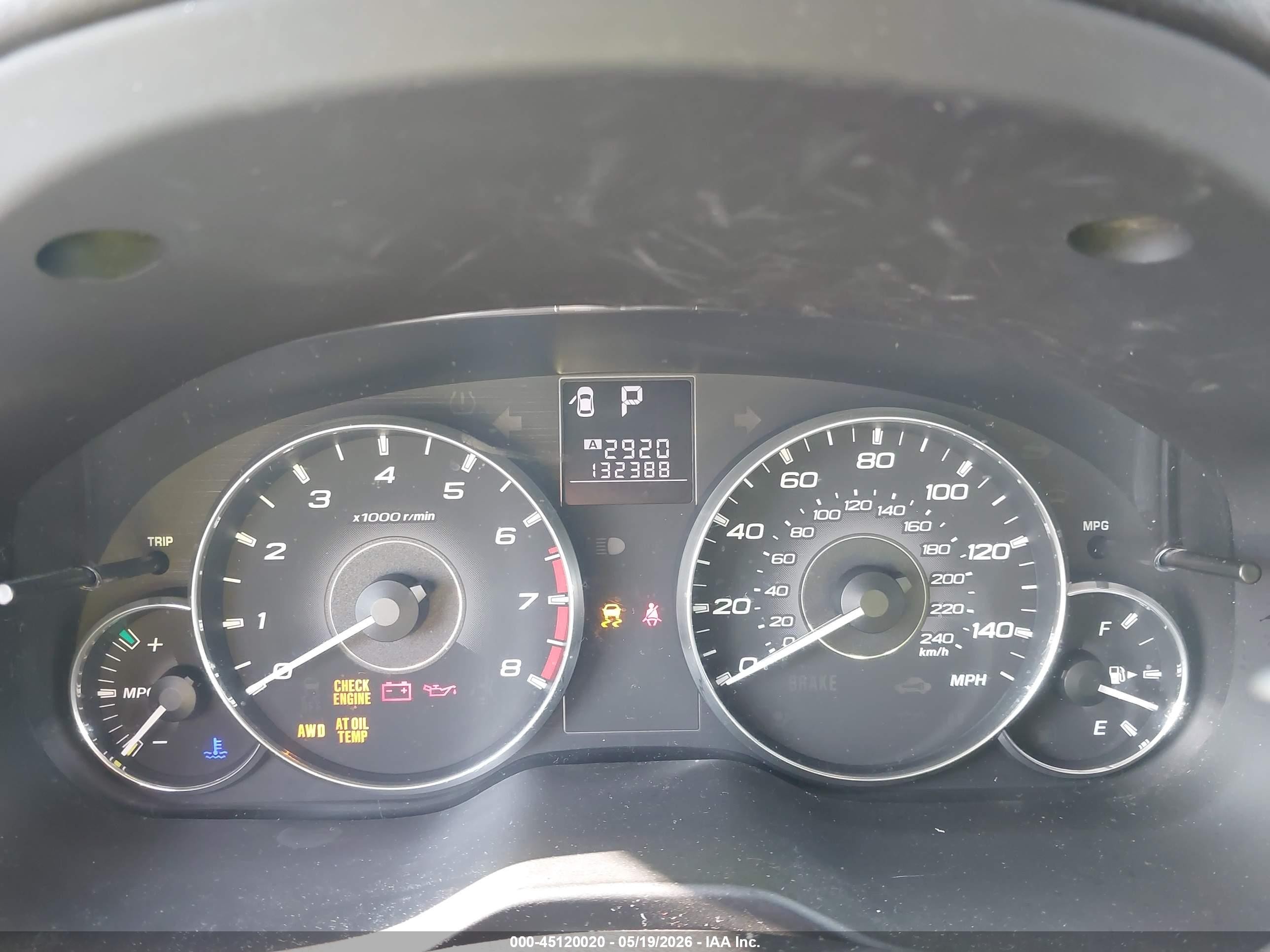 2012 Subaru Outback 2.5i Red vin: 4S4BRBAC0C3281251