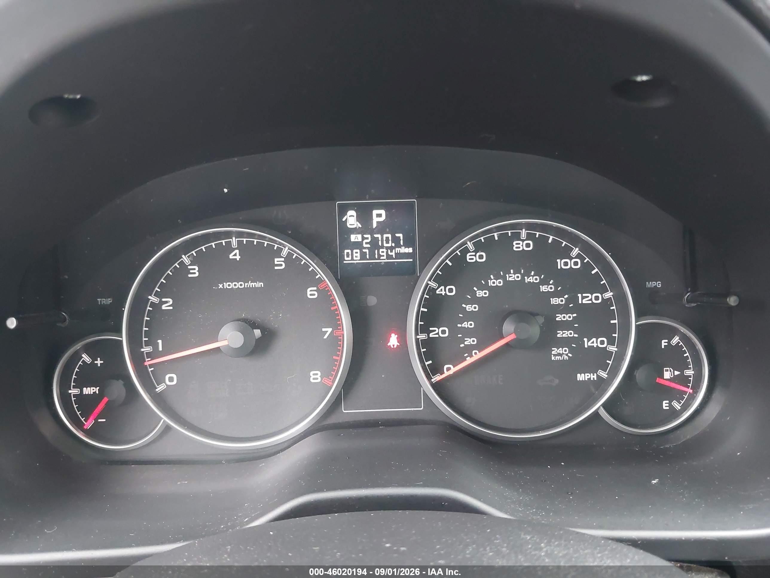 2013 Subaru Outback 2.5i Серый vin: 4S4BRBAC0D3225702