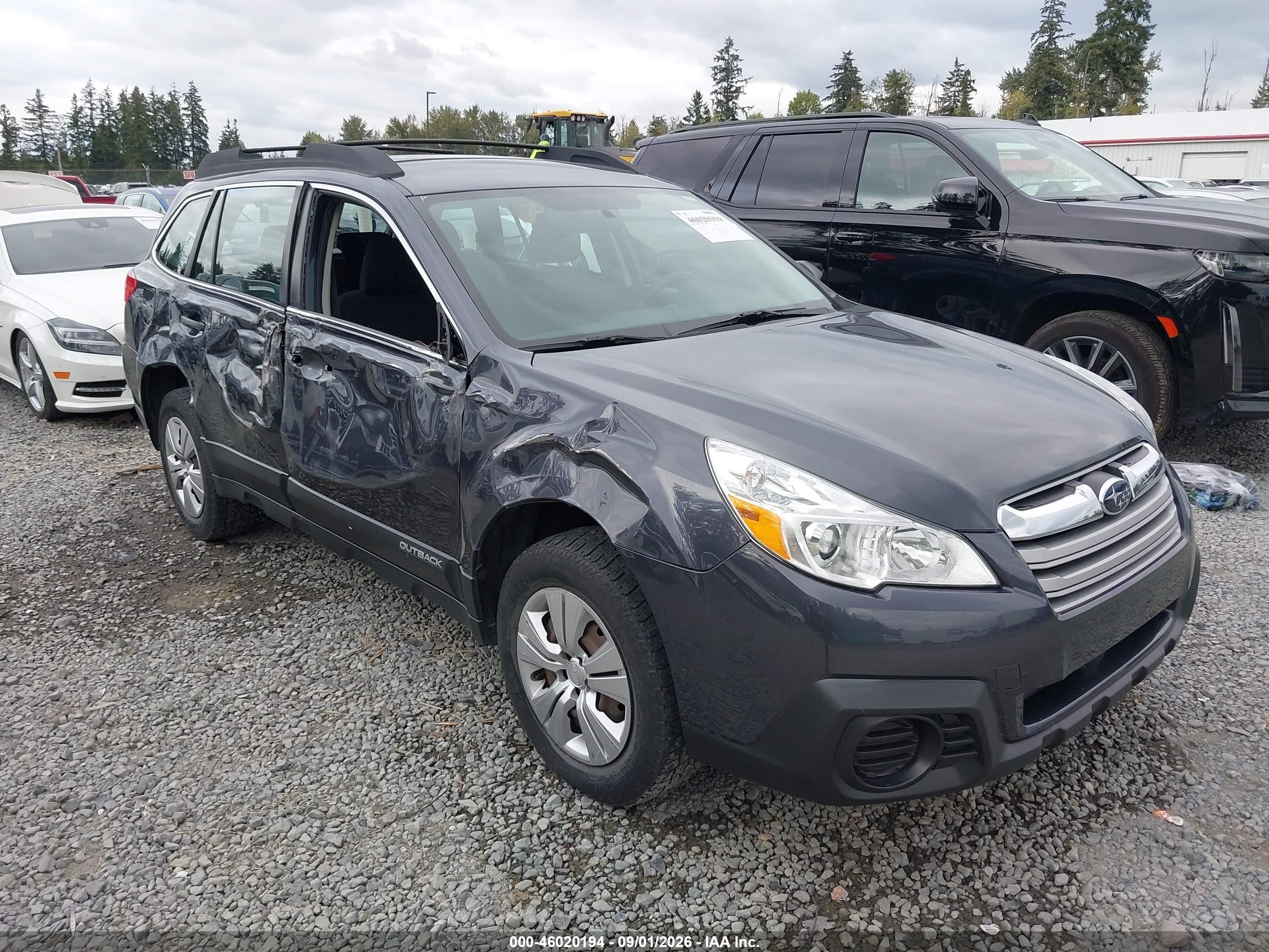 2013 Subaru Outback 2.5i Серый vin: 4S4BRBAC0D3225702