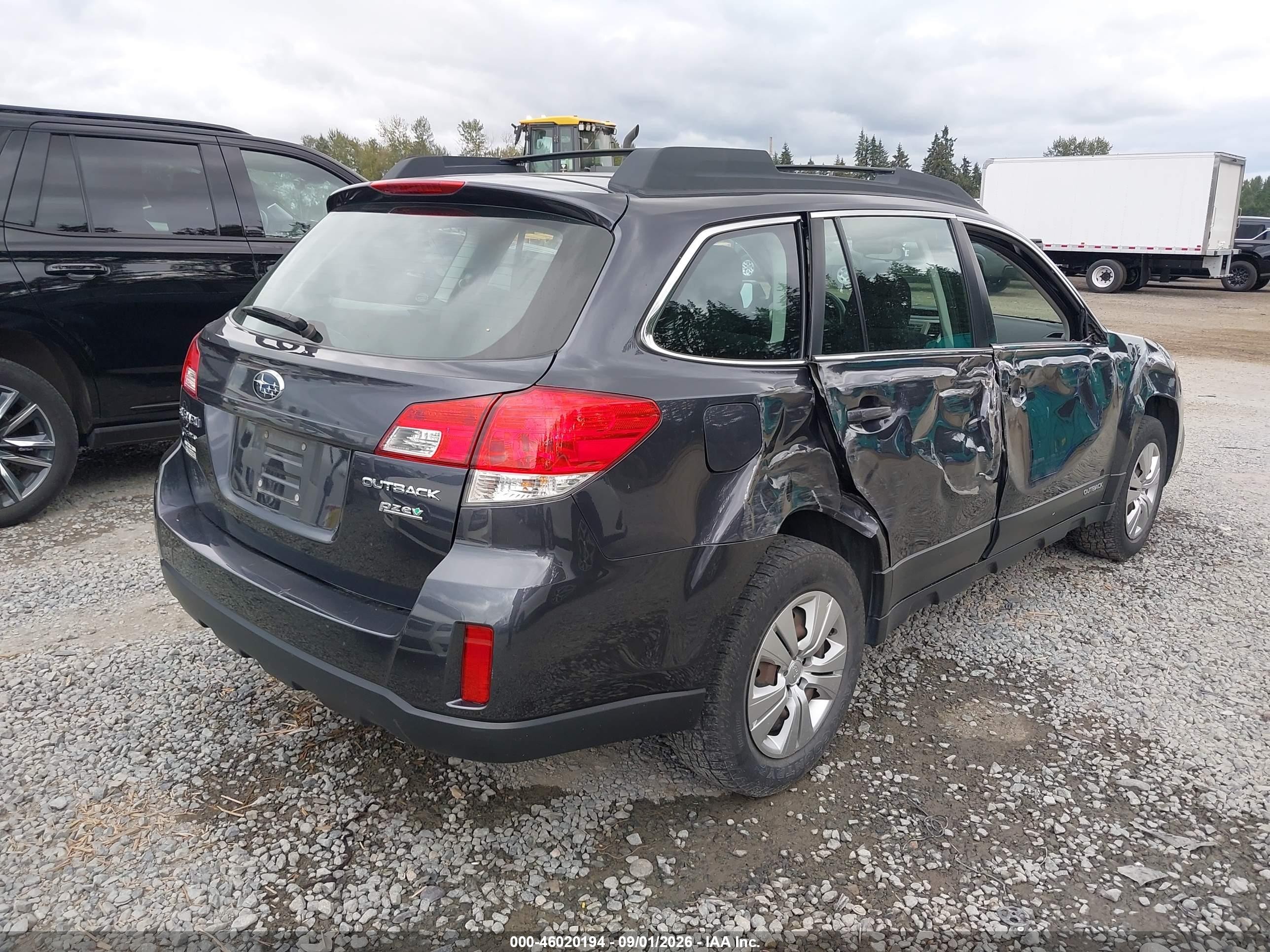 2013 Subaru Outback 2.5i Серый vin: 4S4BRBAC0D3225702