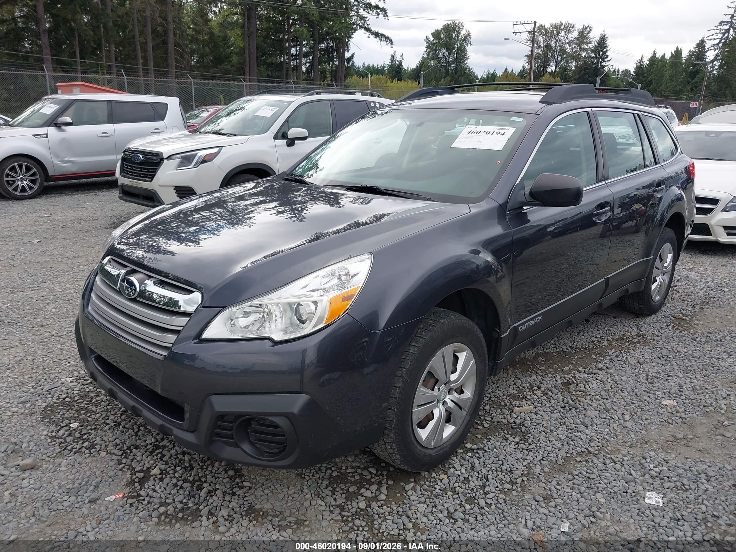 2013 Subaru Outback 2.5i Серый vin: 4S4BRBAC0D3225702