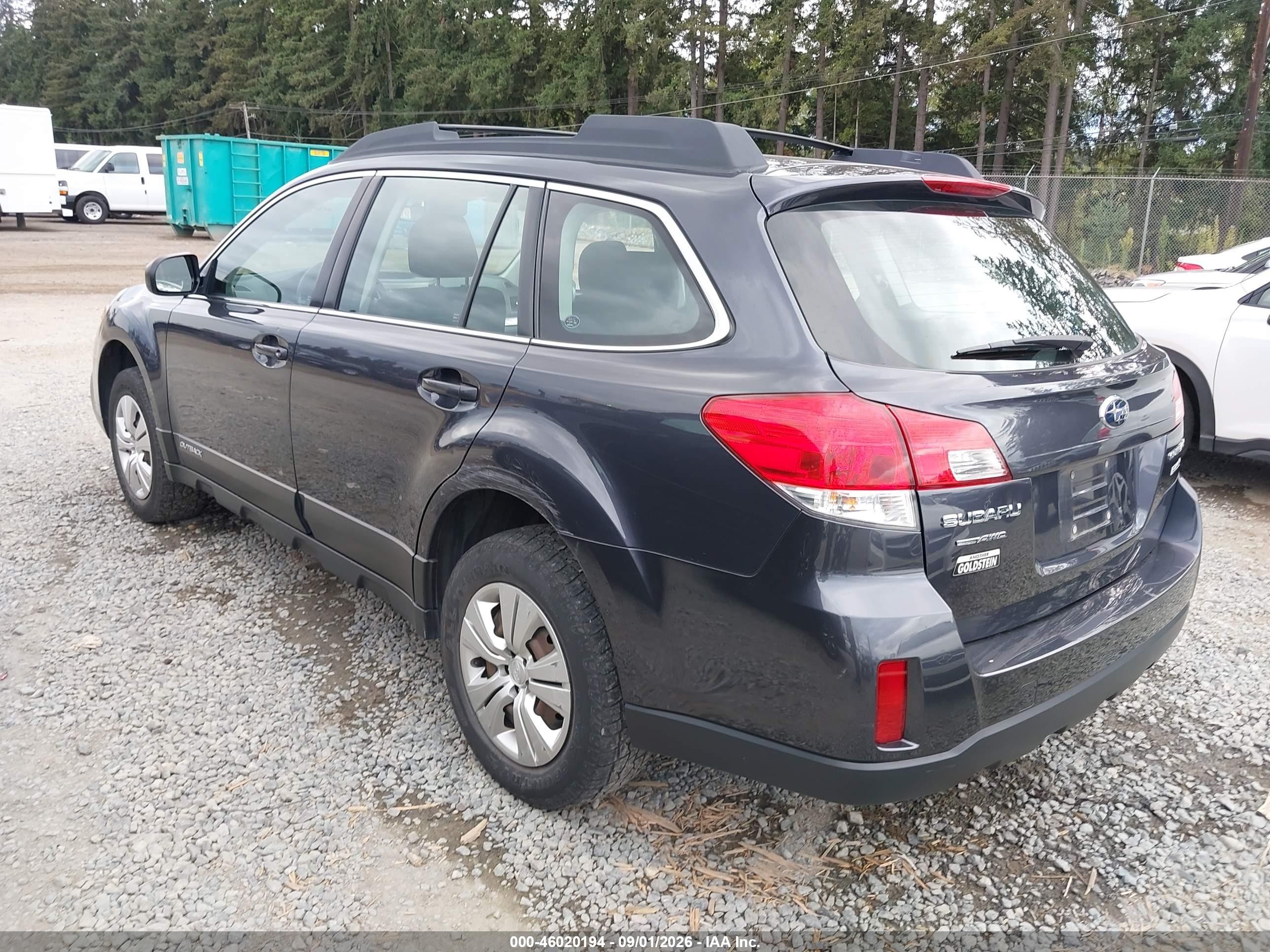 2013 Subaru Outback 2.5i Серый vin: 4S4BRBAC0D3225702