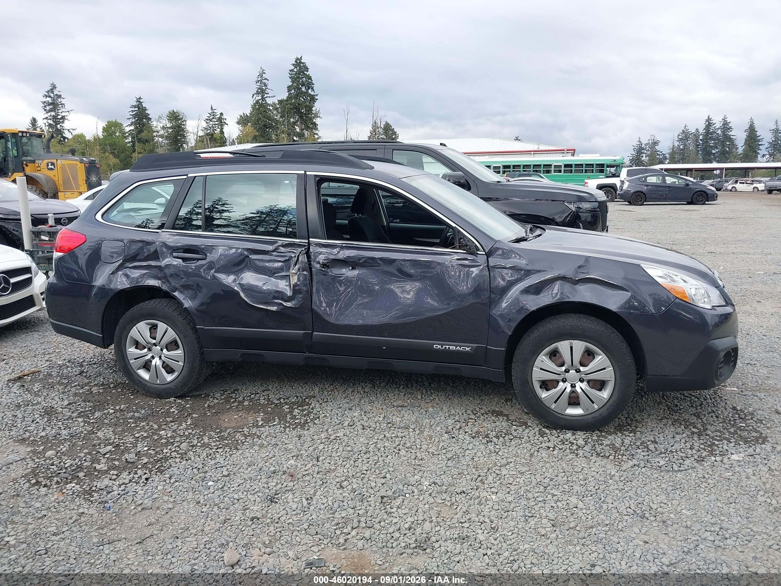2013 Subaru Outback 2.5i Серый vin: 4S4BRBAC0D3225702