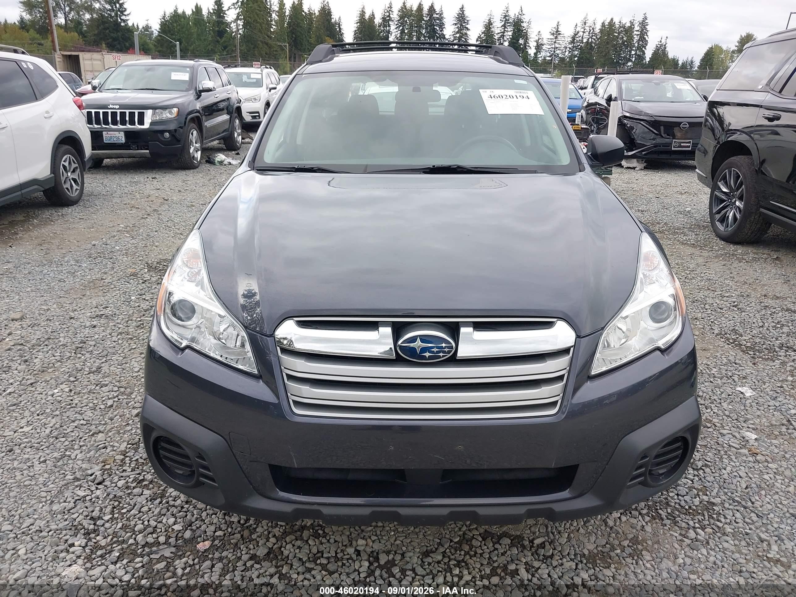 2013 Subaru Outback 2.5i Серый vin: 4S4BRBAC0D3225702