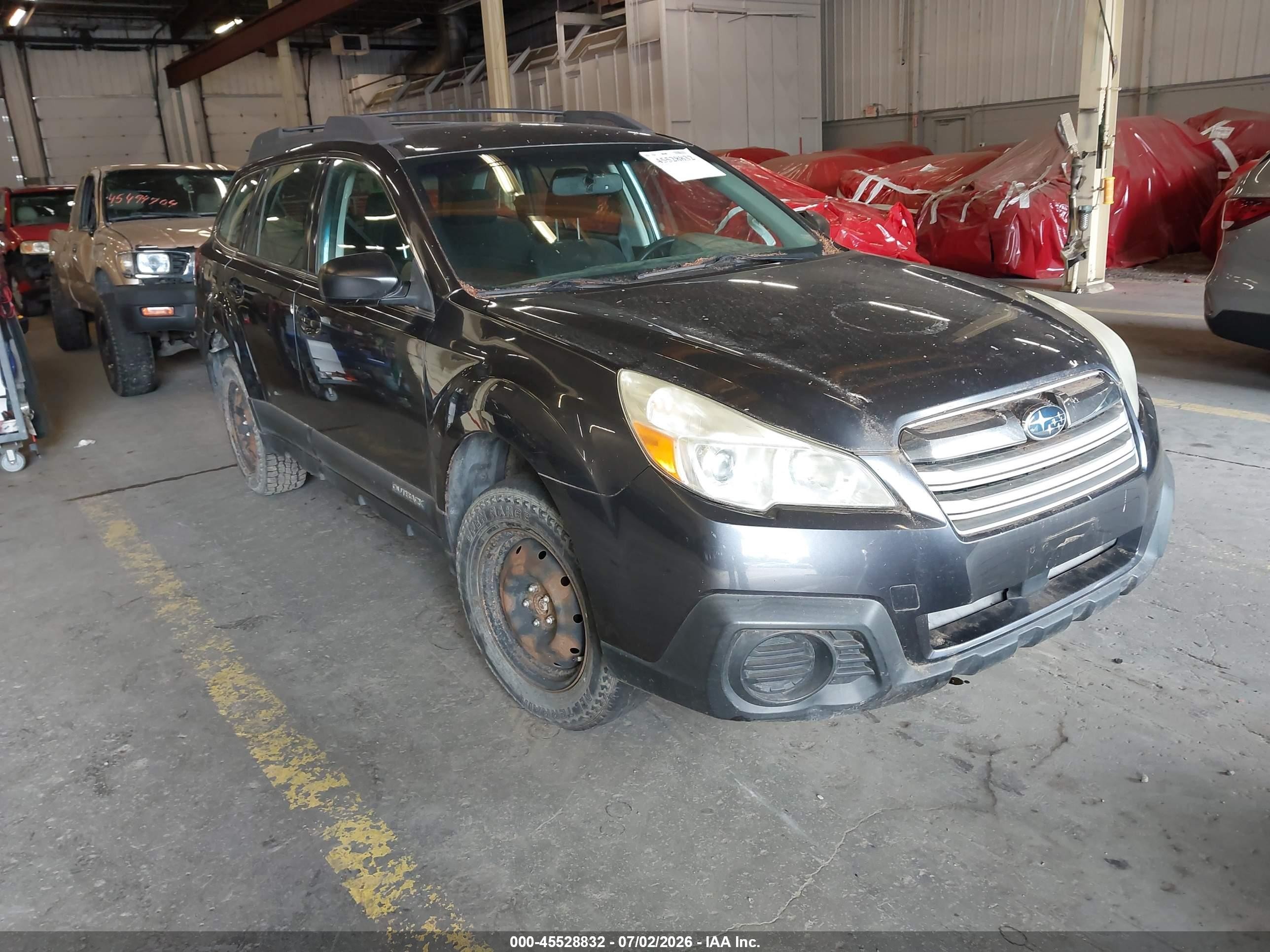 2013 Subaru Outback 2.5i Gray vin: 4S4BRBAC0D3247389