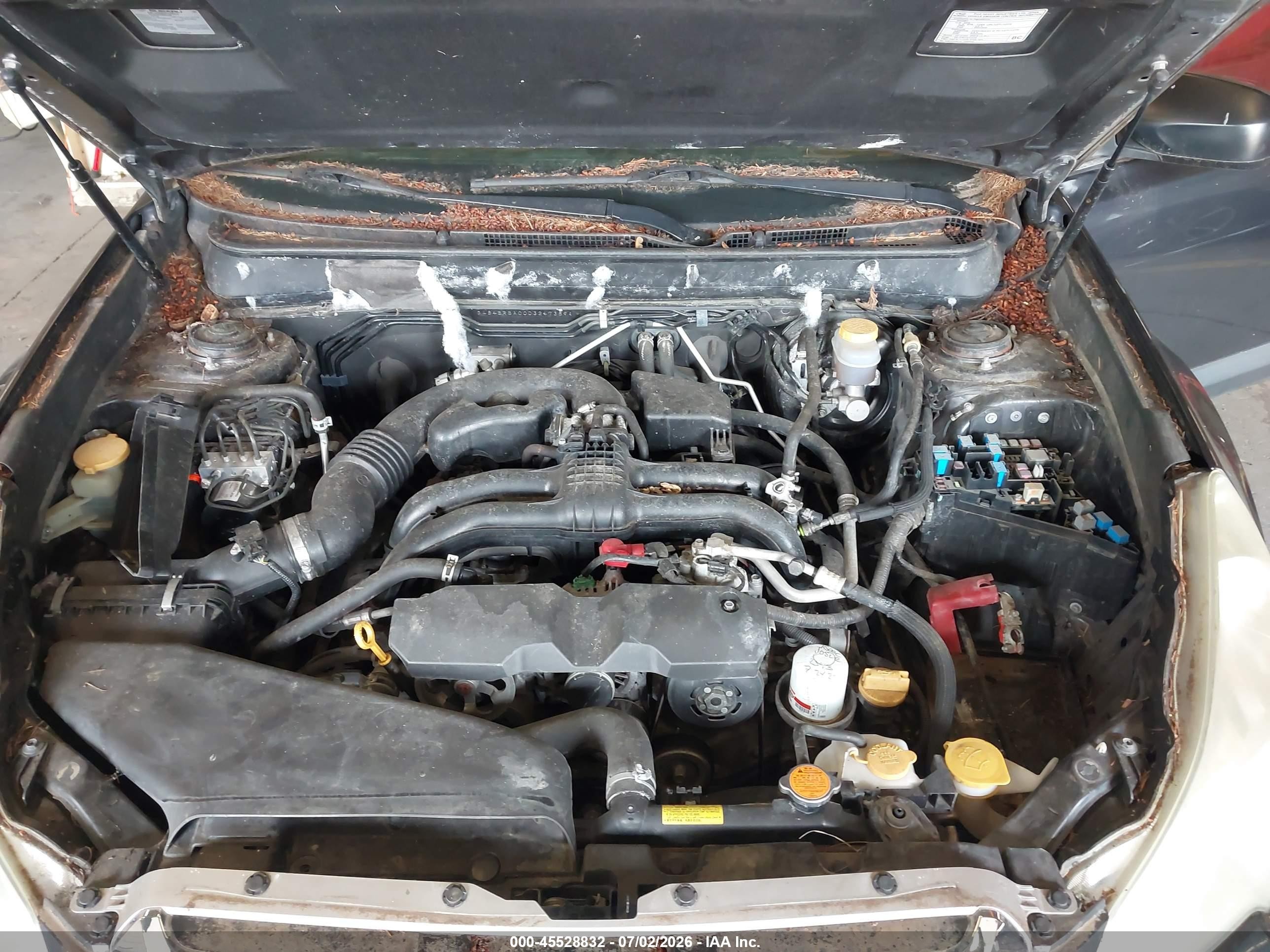 2013 Subaru Outback 2.5i Gray vin: 4S4BRBAC0D3247389