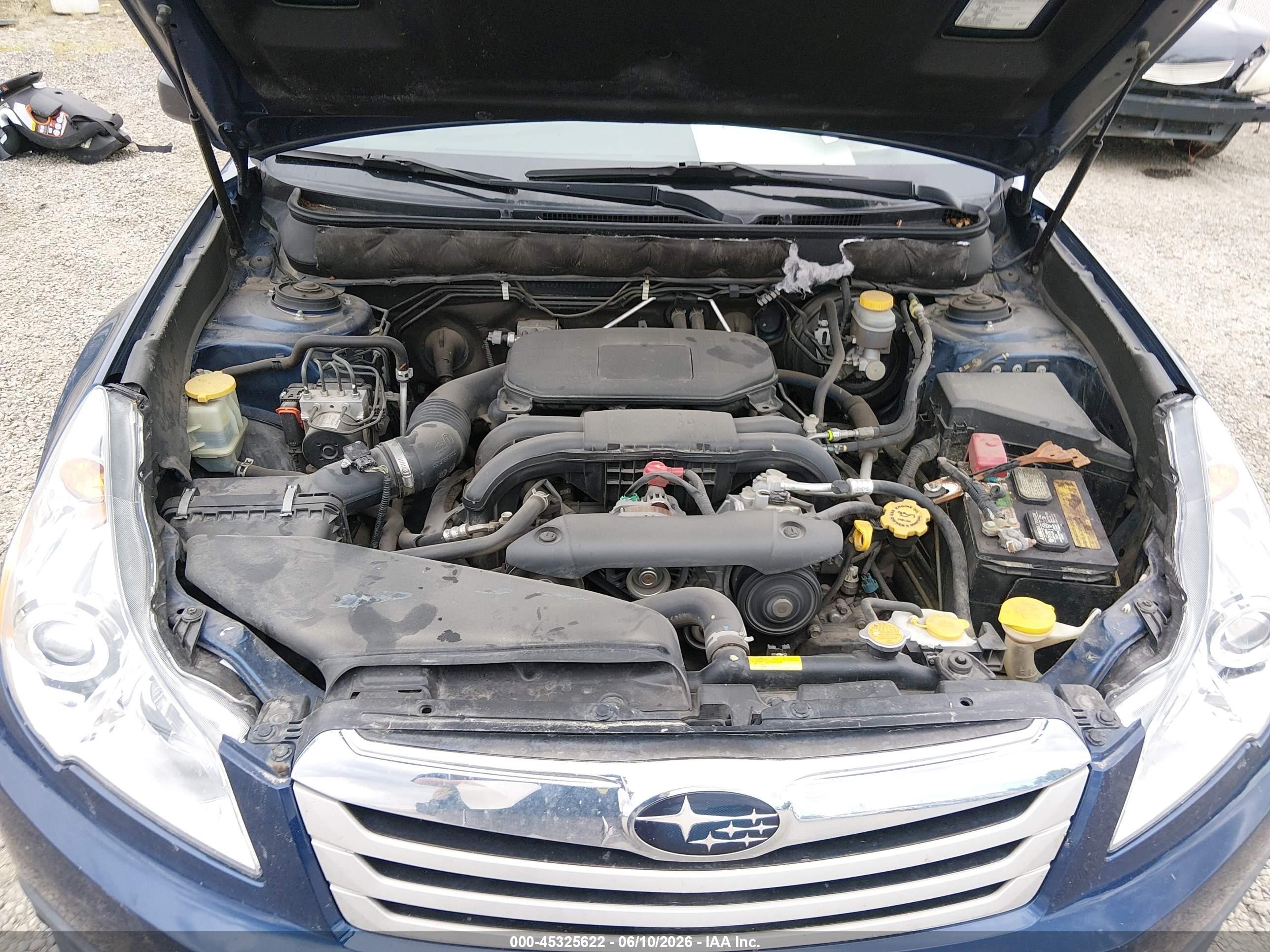 2011 Subaru Outback 2.5i Blue vin: 4S4BRBAC1B3328091