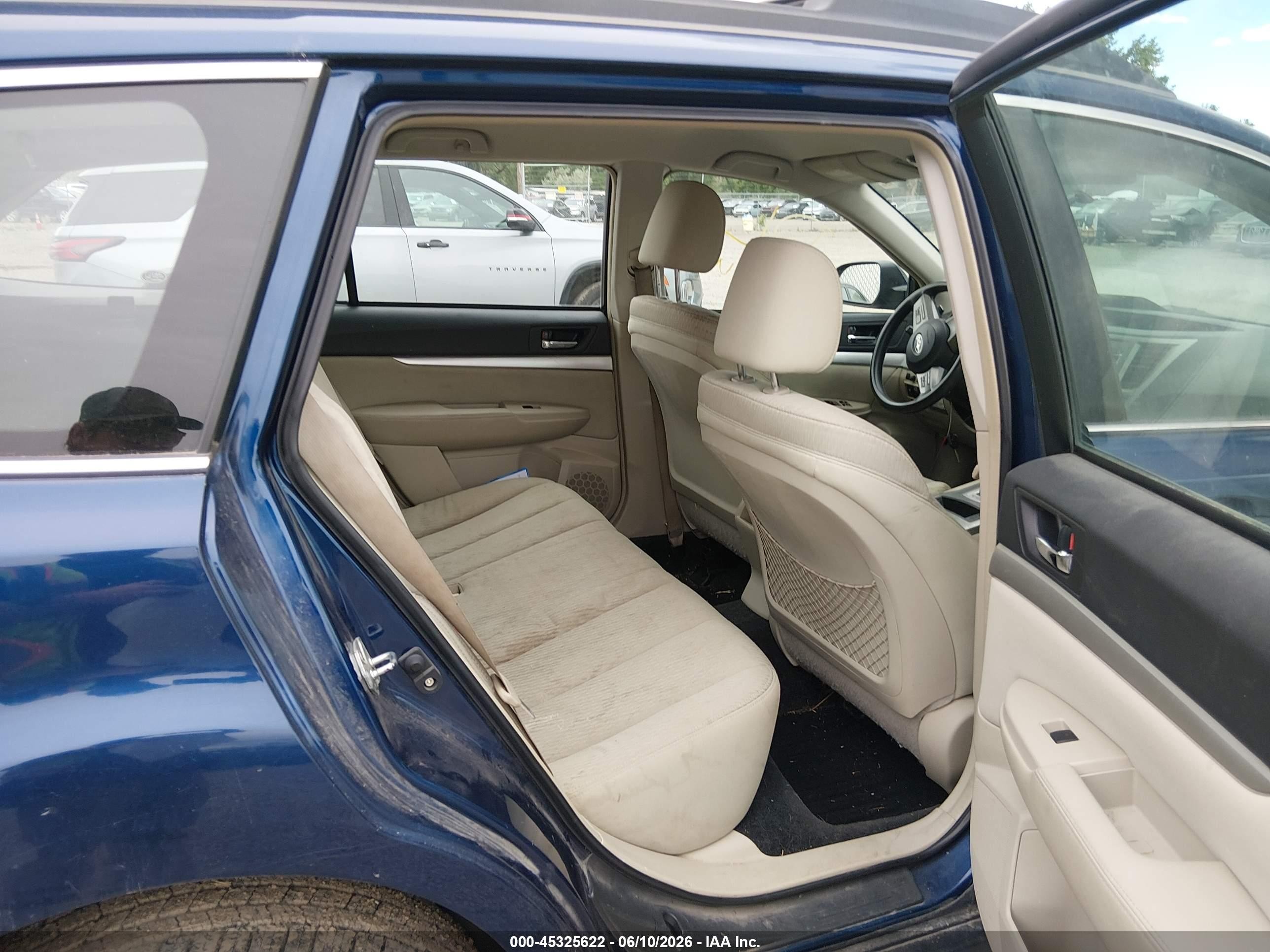 2011 Subaru Outback 2.5i Blue vin: 4S4BRBAC1B3328091