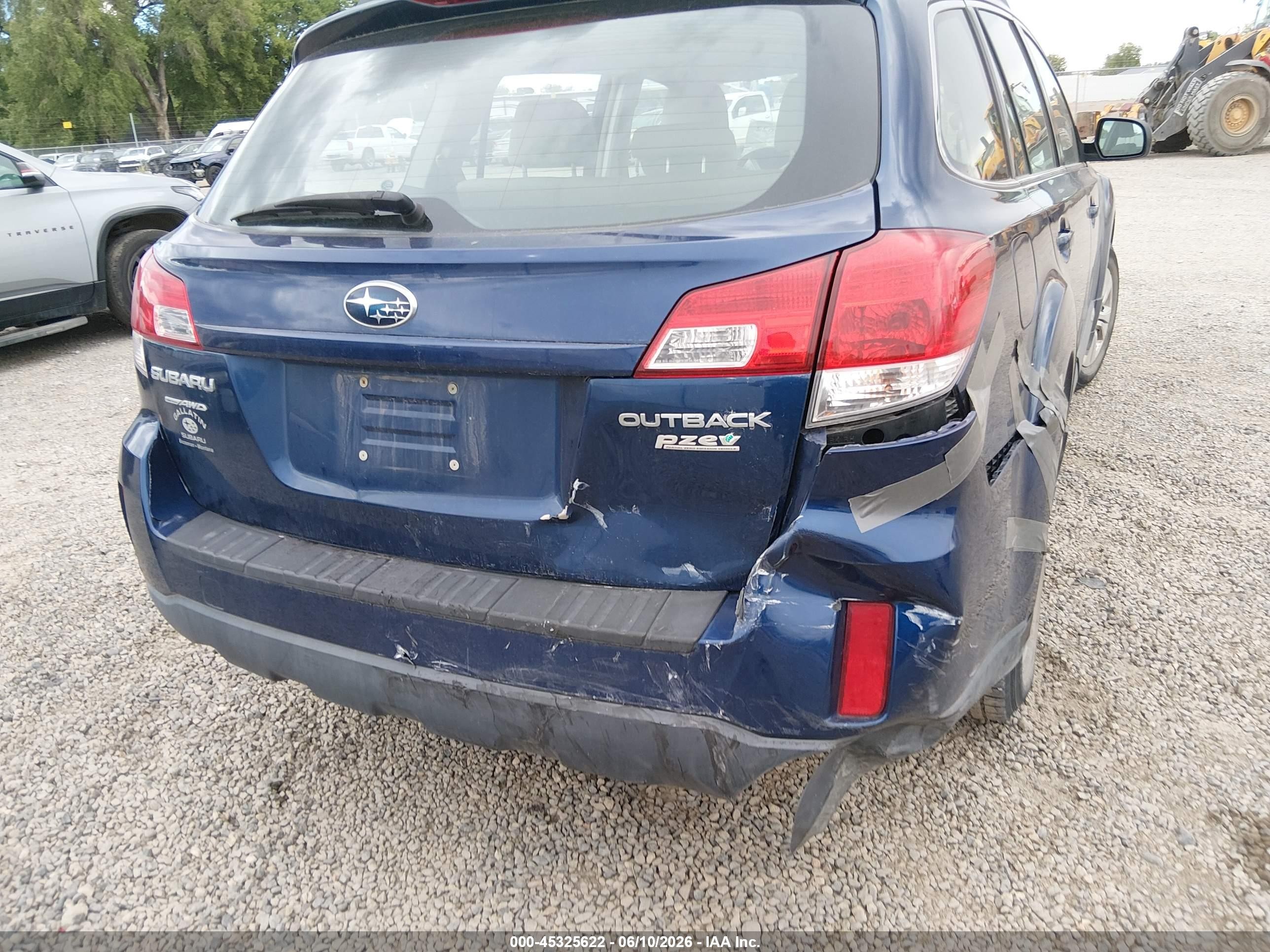 2011 Subaru Outback 2.5i Blue vin: 4S4BRBAC1B3328091