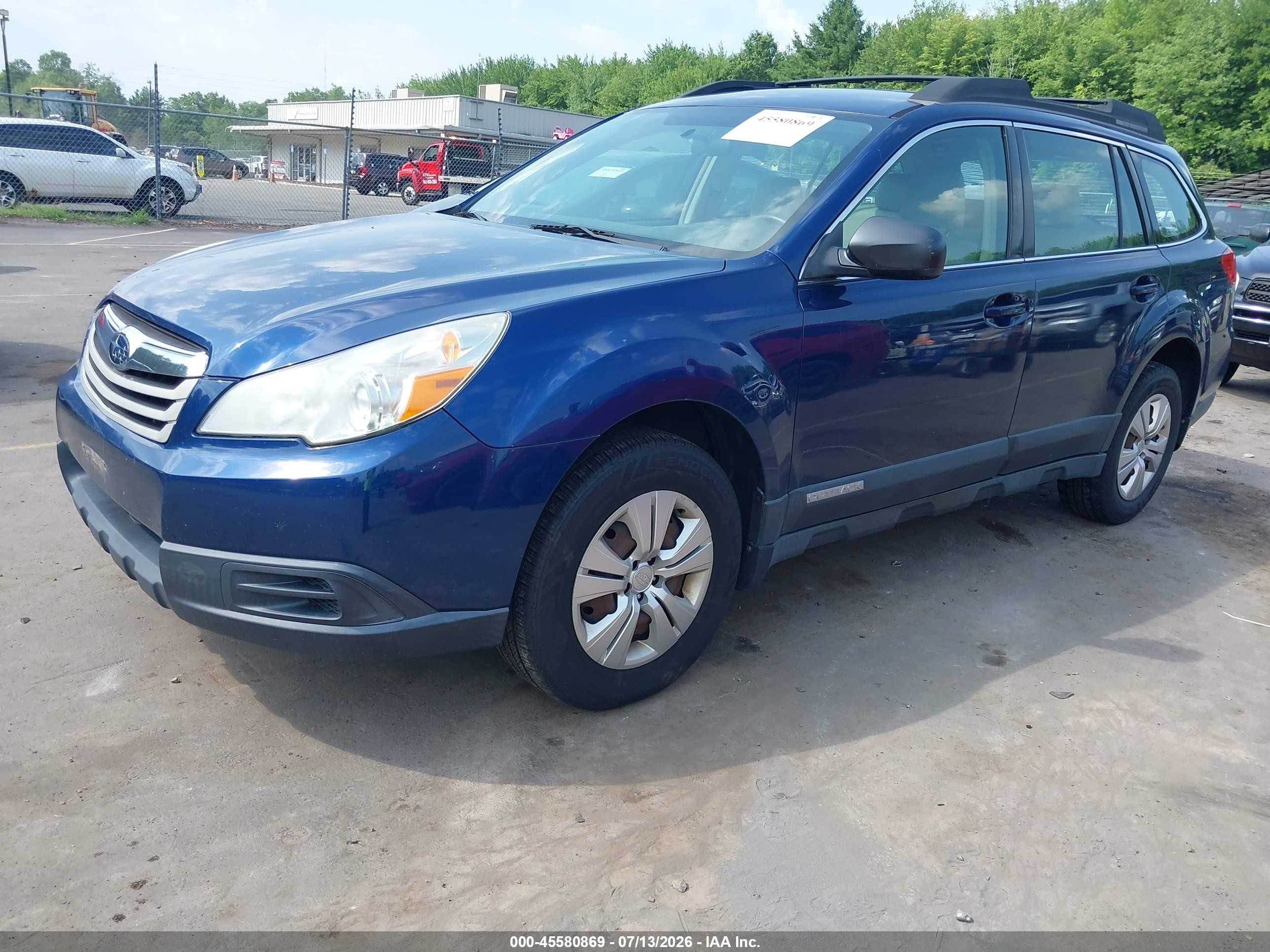 2011 Subaru Outback 2.5i Blue vin: 4S4BRBAC1B3363522