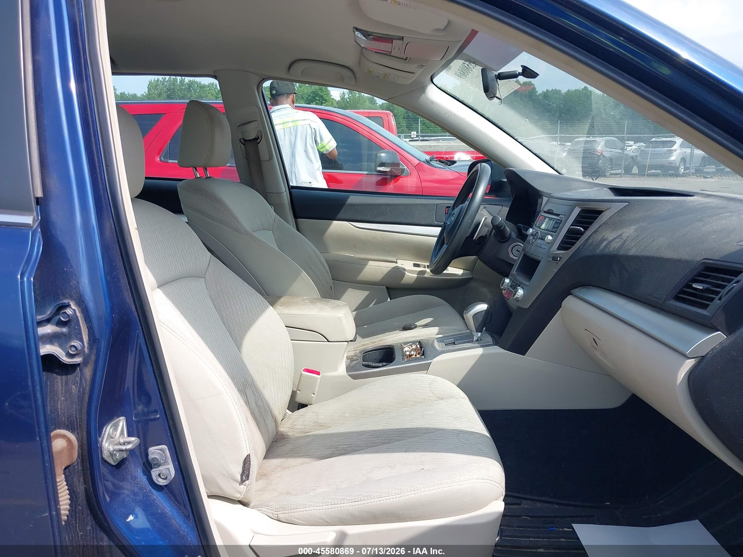 2011 Subaru Outback 2.5i Blue vin: 4S4BRBAC1B3363522