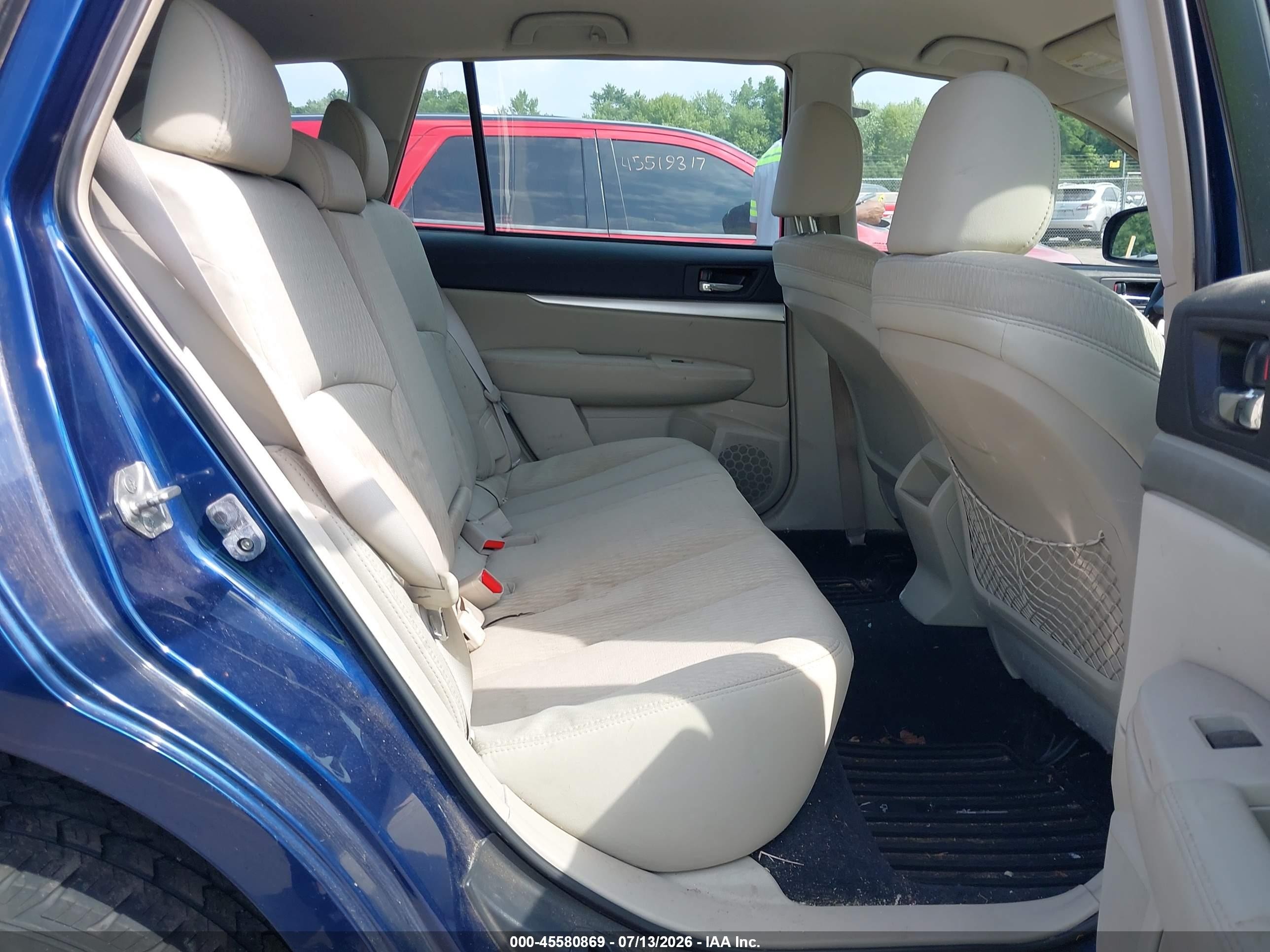 2011 Subaru Outback 2.5i Blue vin: 4S4BRBAC1B3363522
