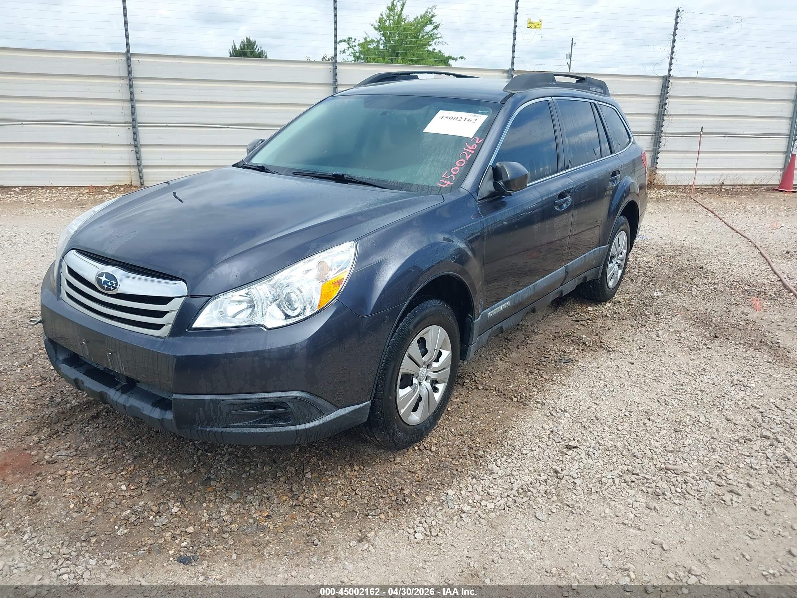2011 Subaru Outback 2.5i Gray vin: 4S4BRBAC1B3374536